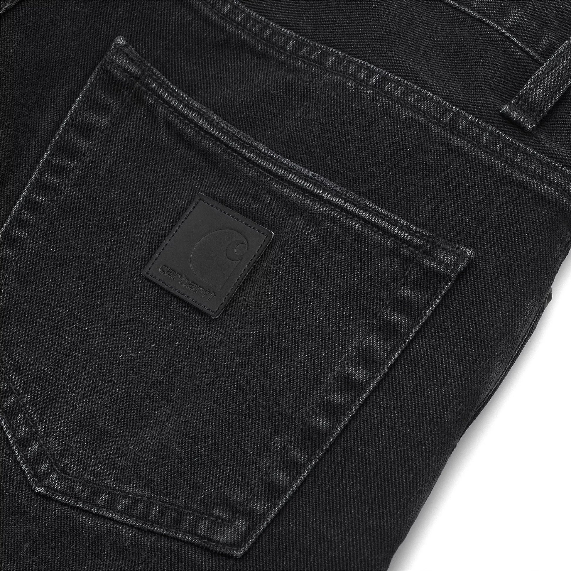 Klondike Pant - Black Stone Washed - Carhartt WIP - détail 3