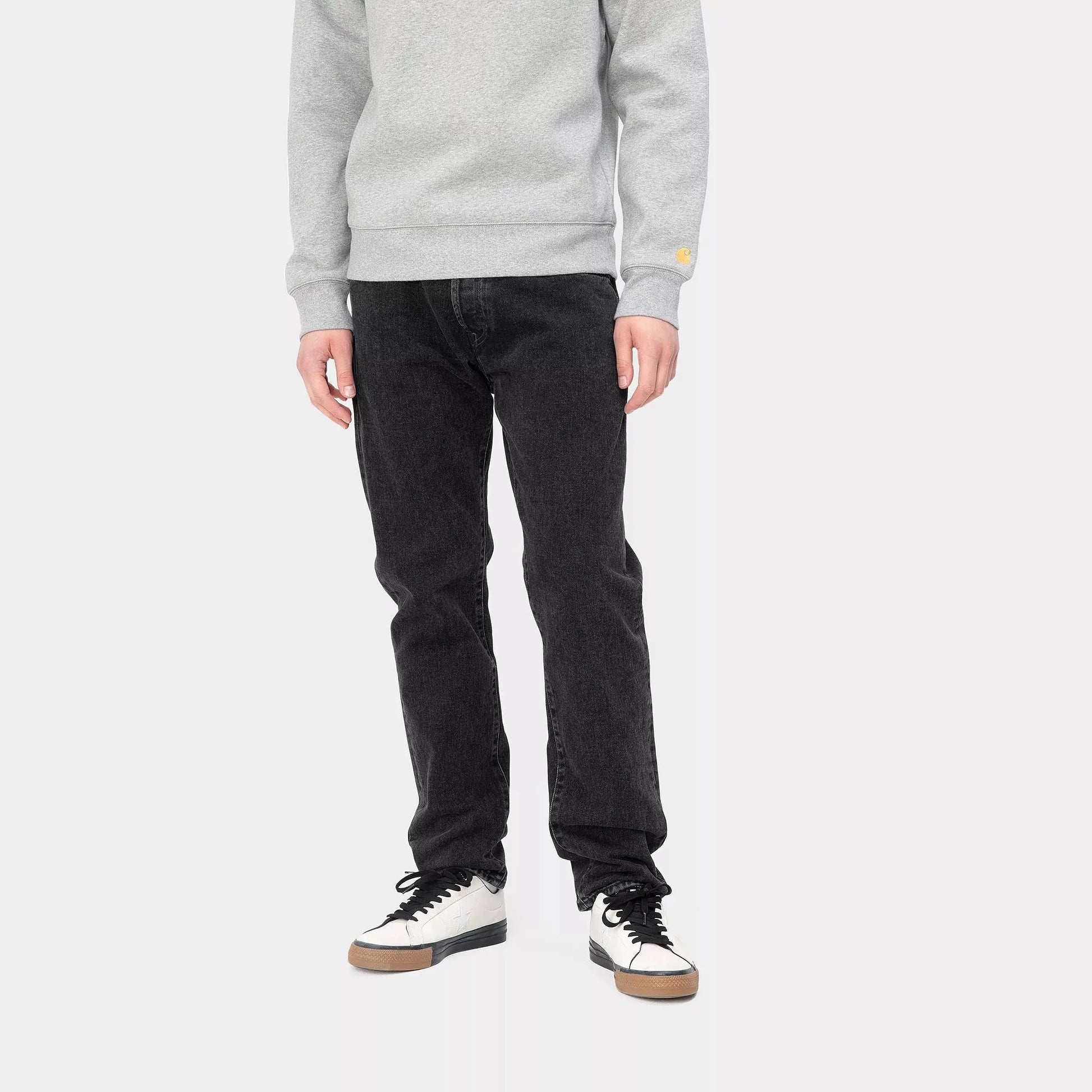 Klondike Pant - Black Stone Washed - Carhartt WIP - détail 4