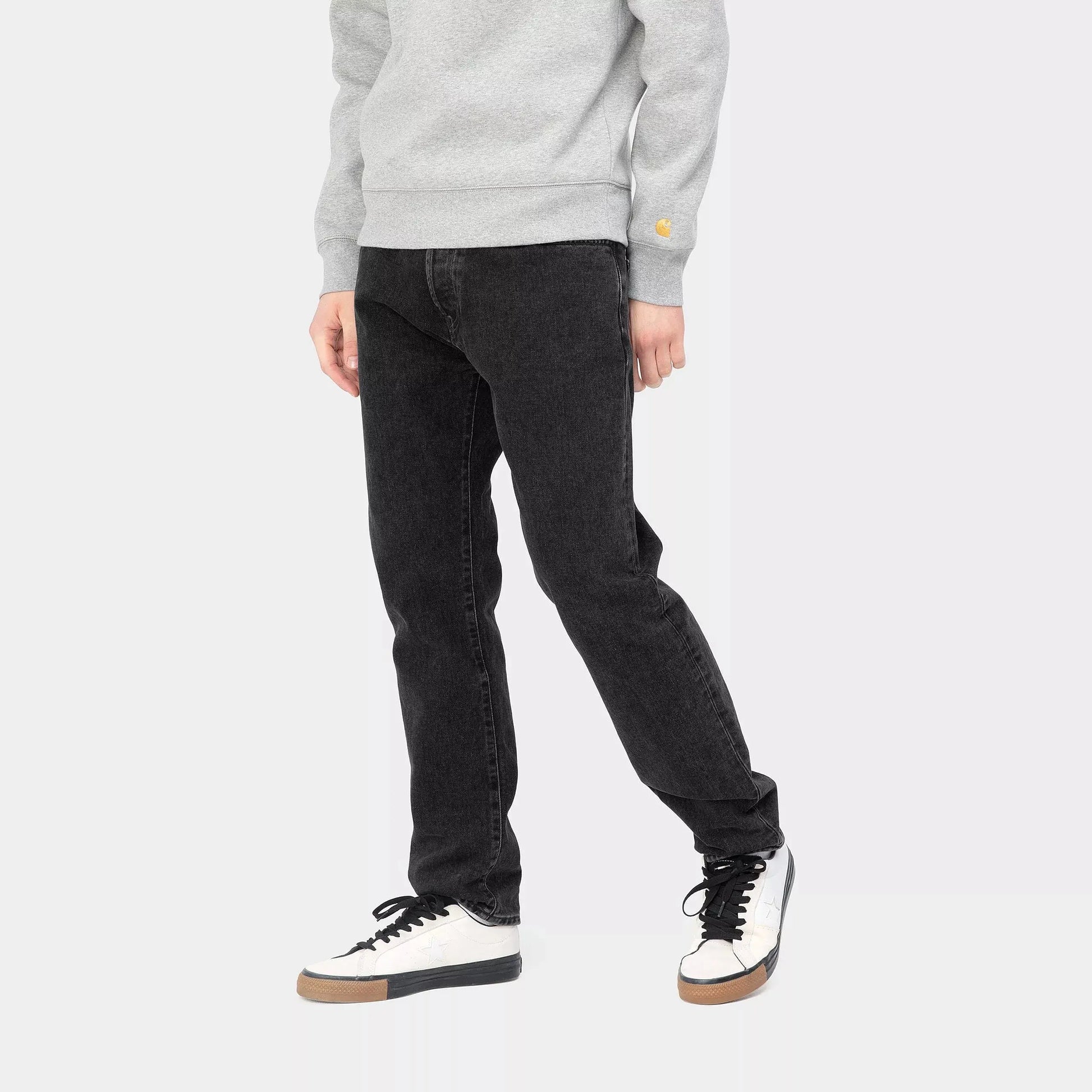 Klondike Pant - Black Stone Washed - Carhartt WIP - détail 6