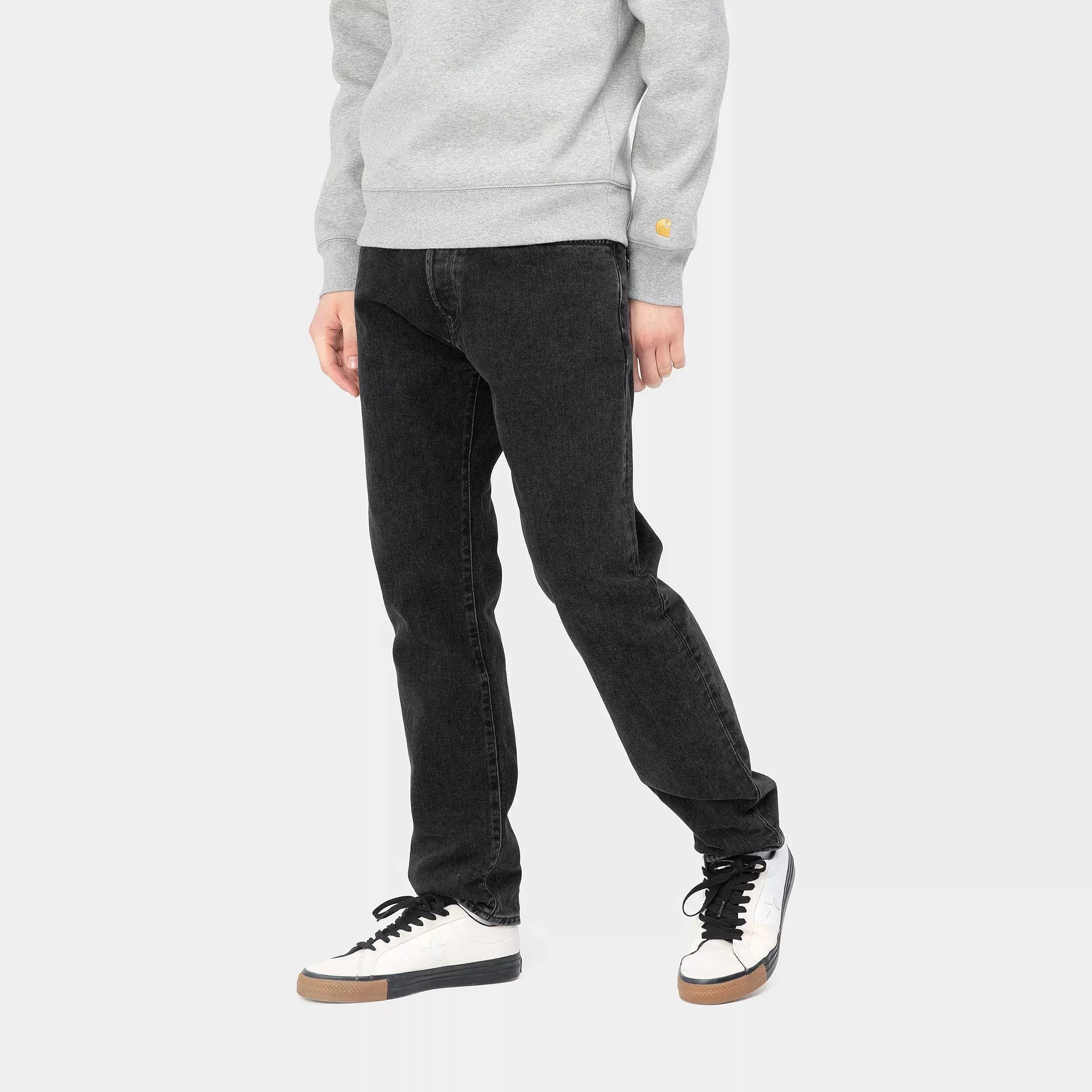 Klondike Pant - Black Stone Washed - Carhartt WIP - détail 6