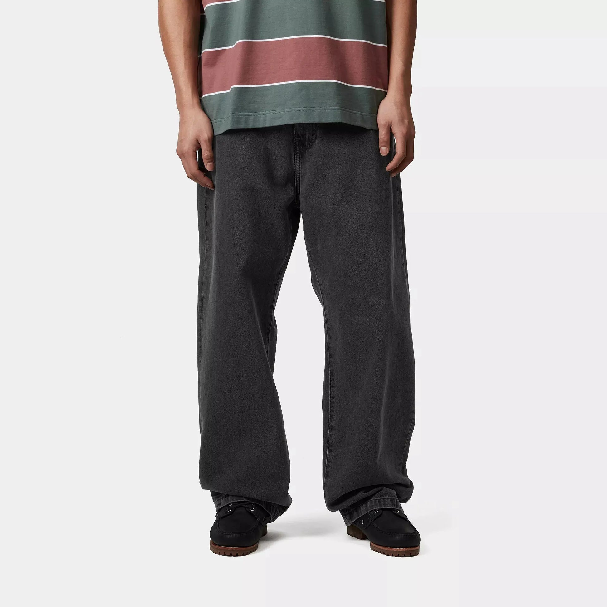 Landon Pant Black Heavy Stone Wash - Carhartt WIP - détail 3