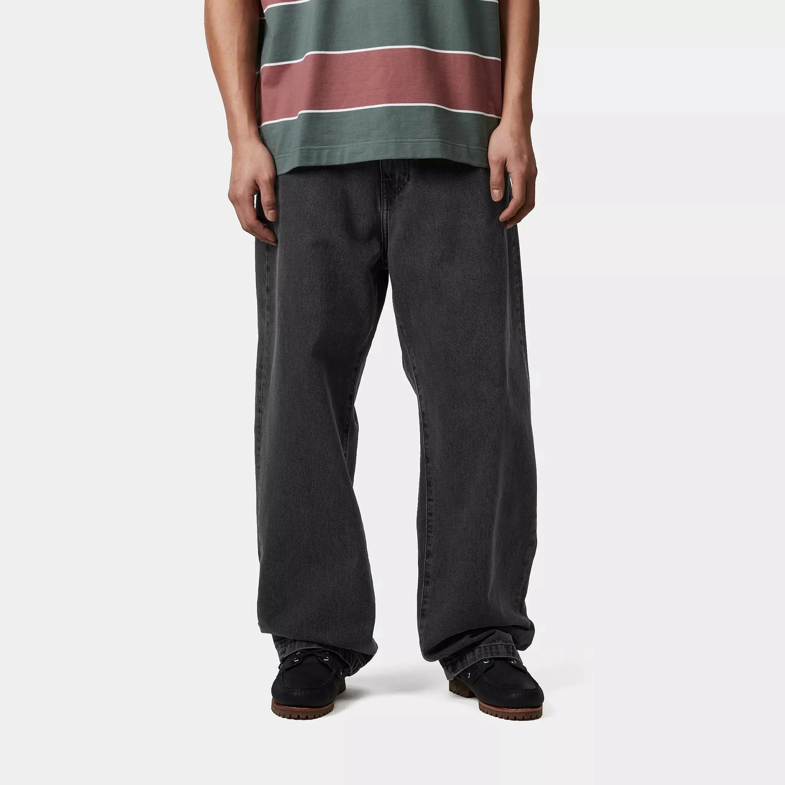 Landon Pant Black Heavy Stone Wash - Carhartt WIP - détail 3