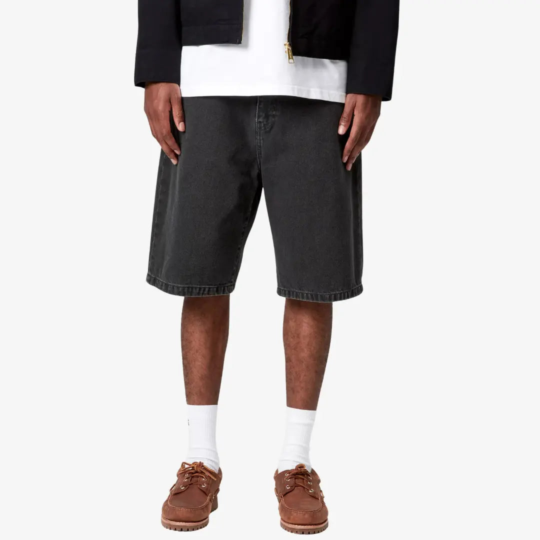 Landon Short - Black Stone Washed - Carhartt WIP - détail 3