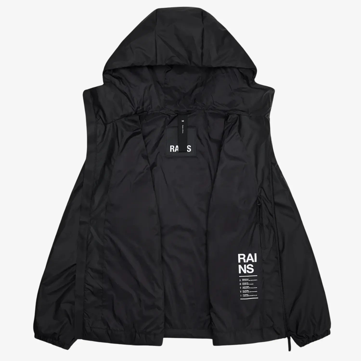 Lohja Insulated Jacket - Black - Rains - détail 4