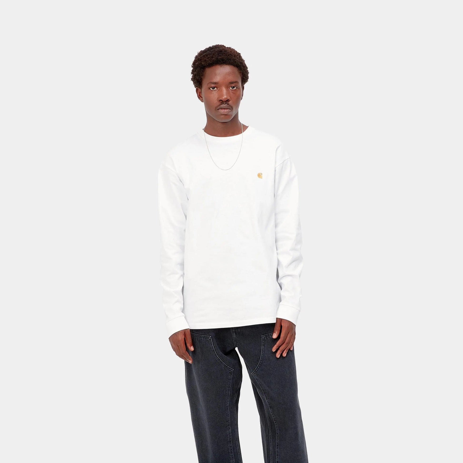 Manches Longues Chase - Blanc - Carhartt WIP - détail 6