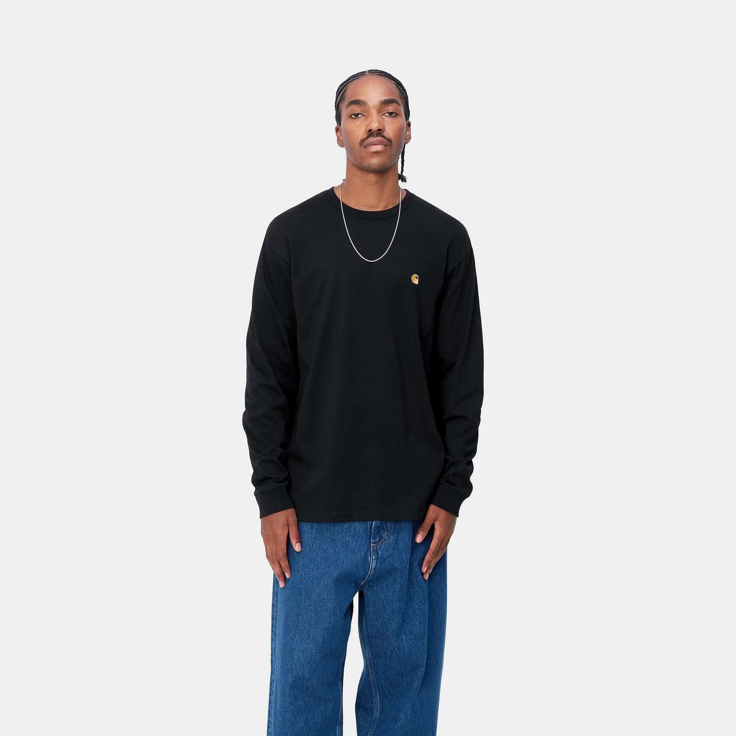 Manches Longues Chase - Noir - Carhartt WIP - détail 4