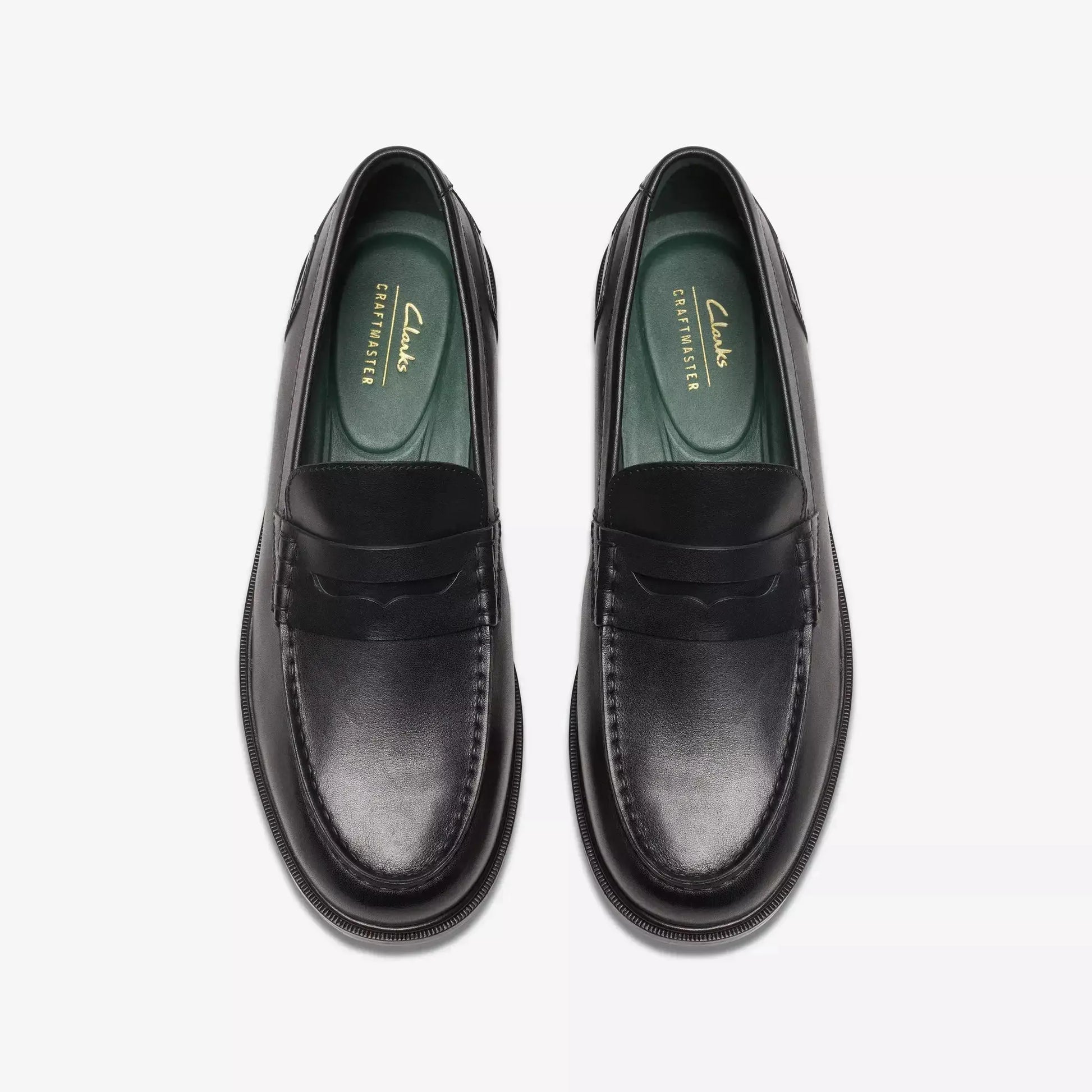 Mocassins Craft James Lo - Noir - Clarks - détail 2