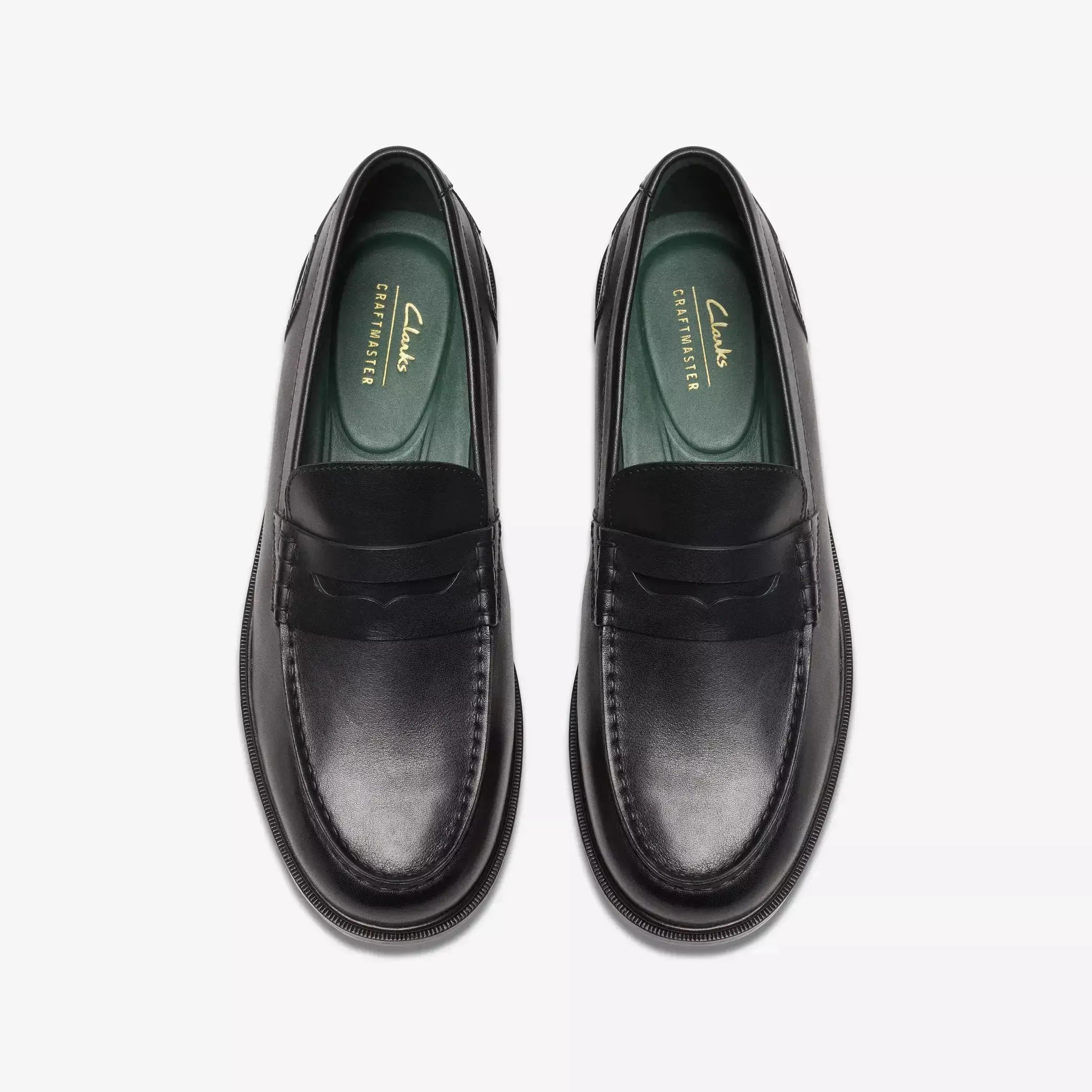 Mocassins Craft James Lo - Noir - Clarks - détail 2