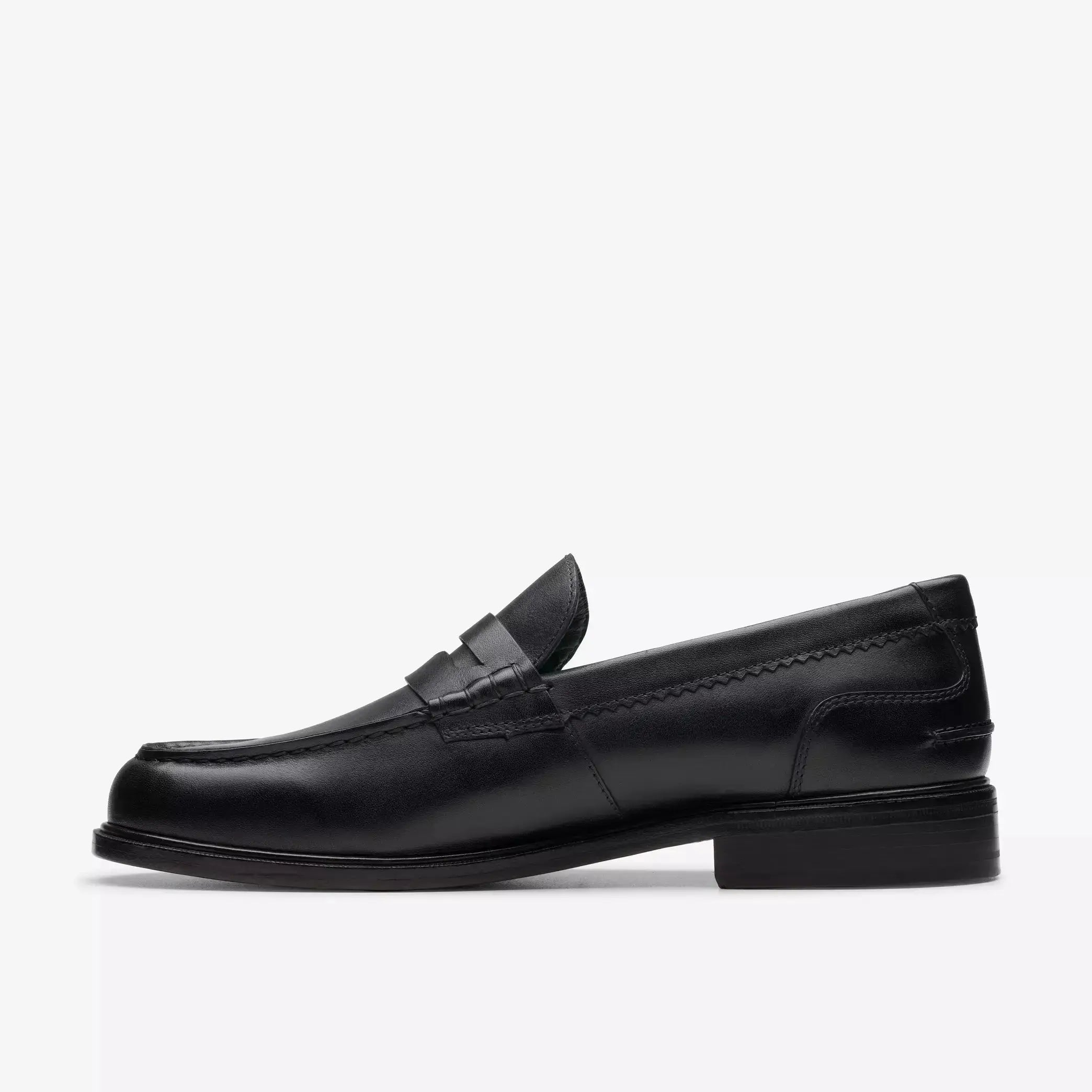 Mocassins Craft James Lo - Noir - Clarks - détail 6