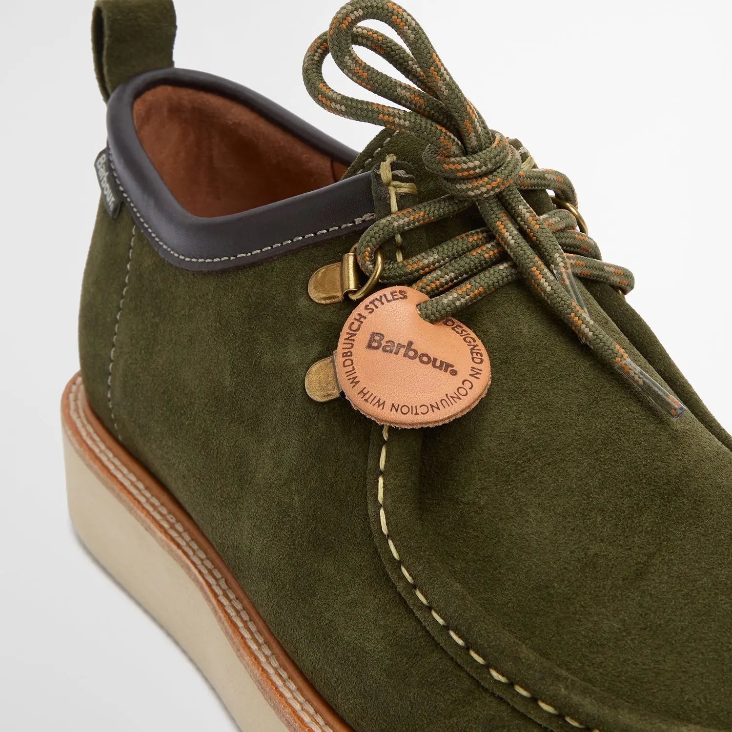 Mocassins Heathpool Verts - Barbour X Wildbunch - détail 5