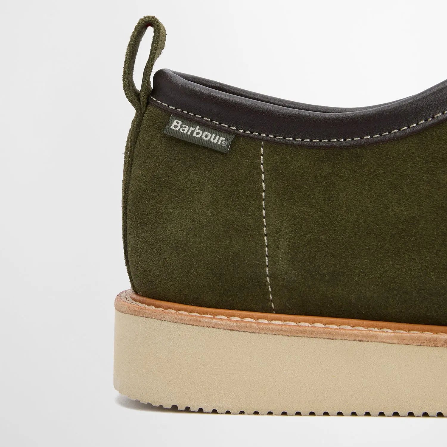 Mocassins Heathpool Verts - Barbour X Wildbunch - détail 6