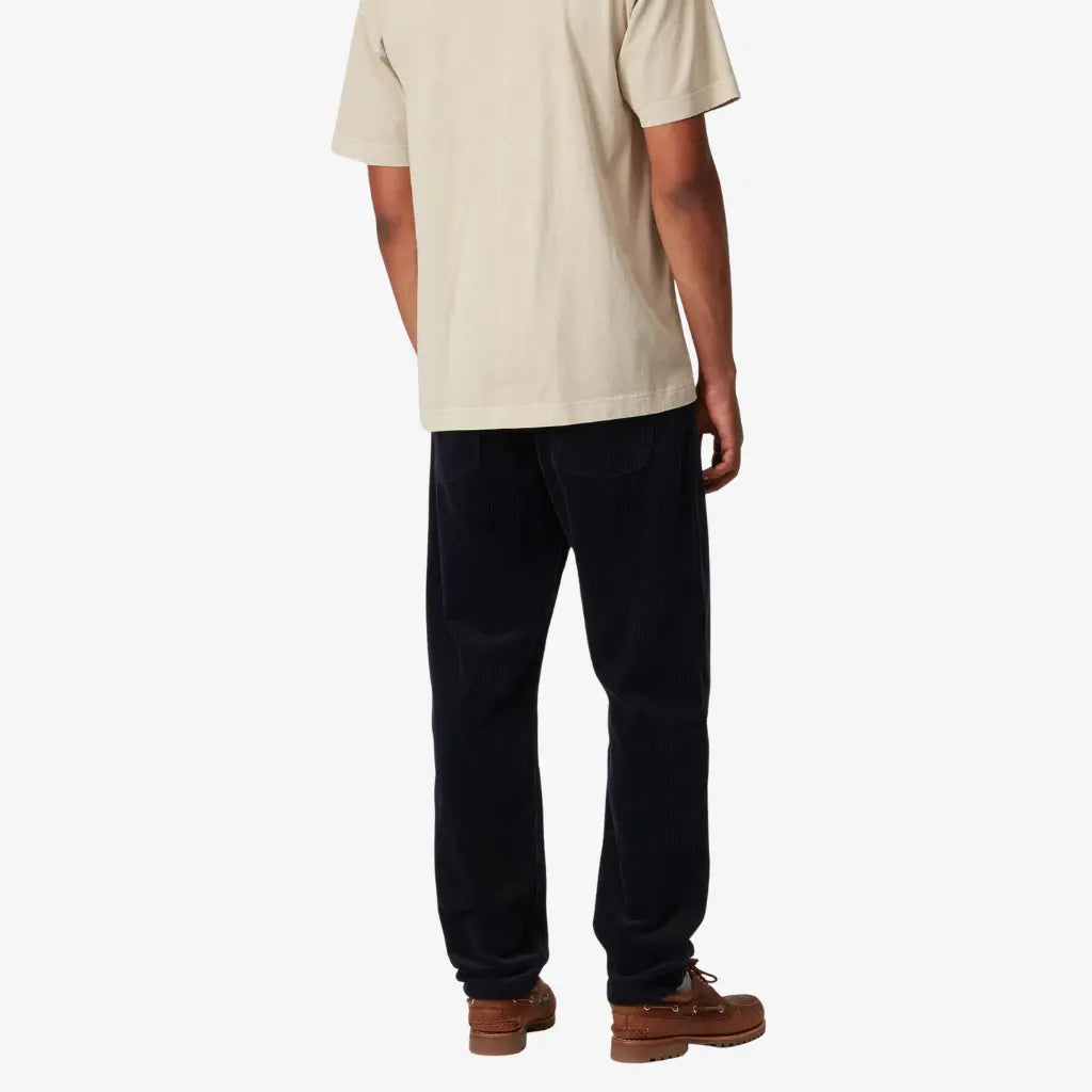 Newel Pant Velours - Dark Navy - Carhartt WIP - détail 4