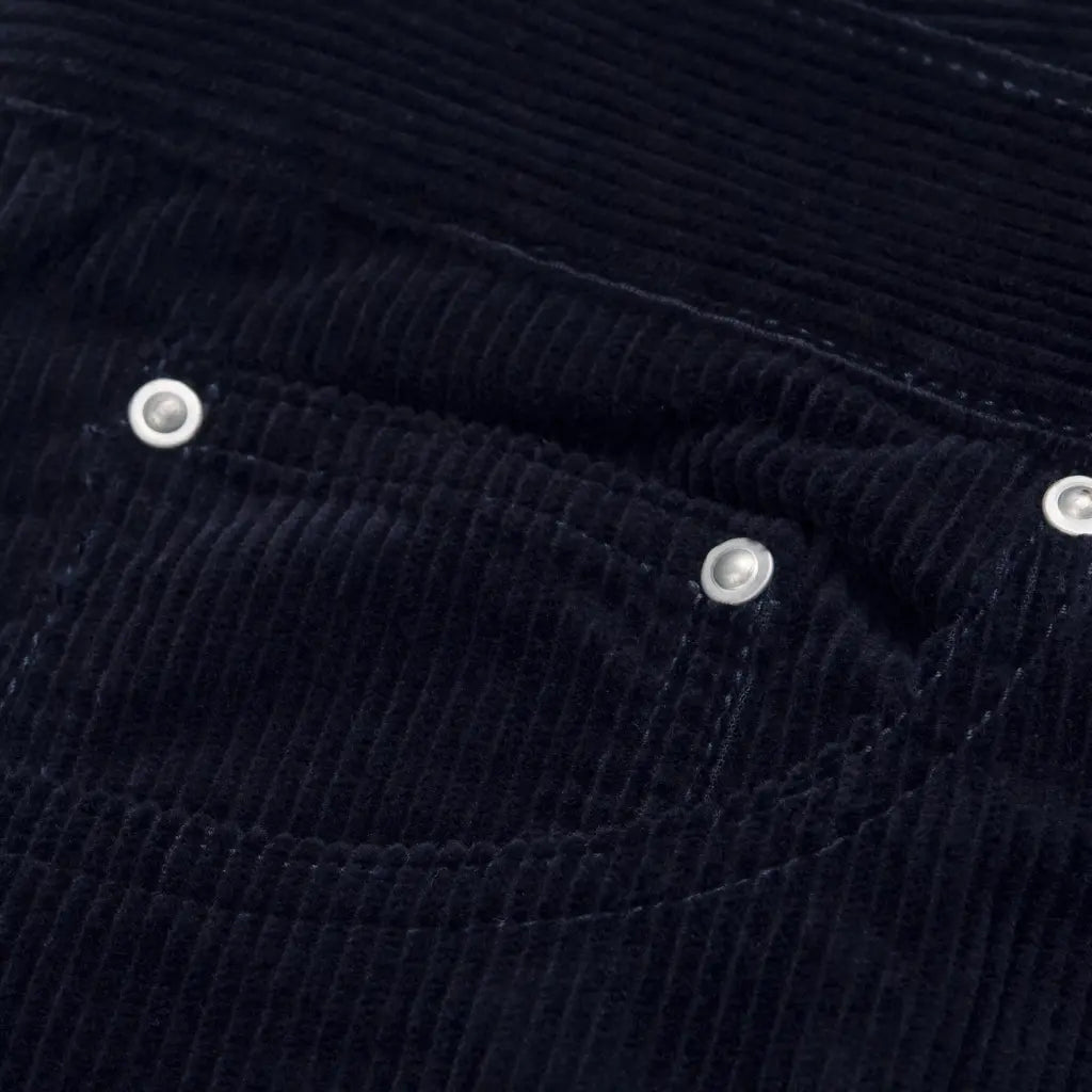 Newel Pant Velours - Dark Navy - Carhartt WIP - détail 6