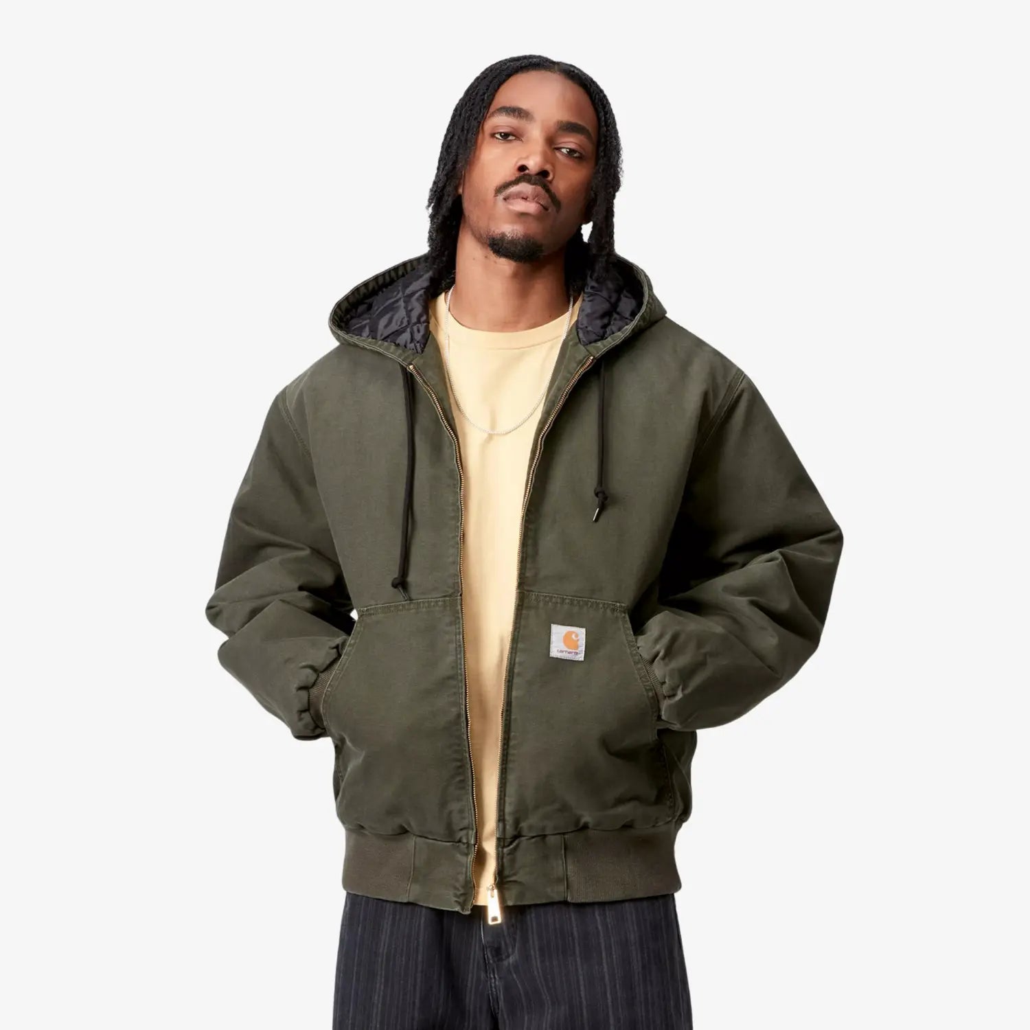 Og Active Jacket Winter - Olive Stone Canvas - Carhartt WIP - détail 4