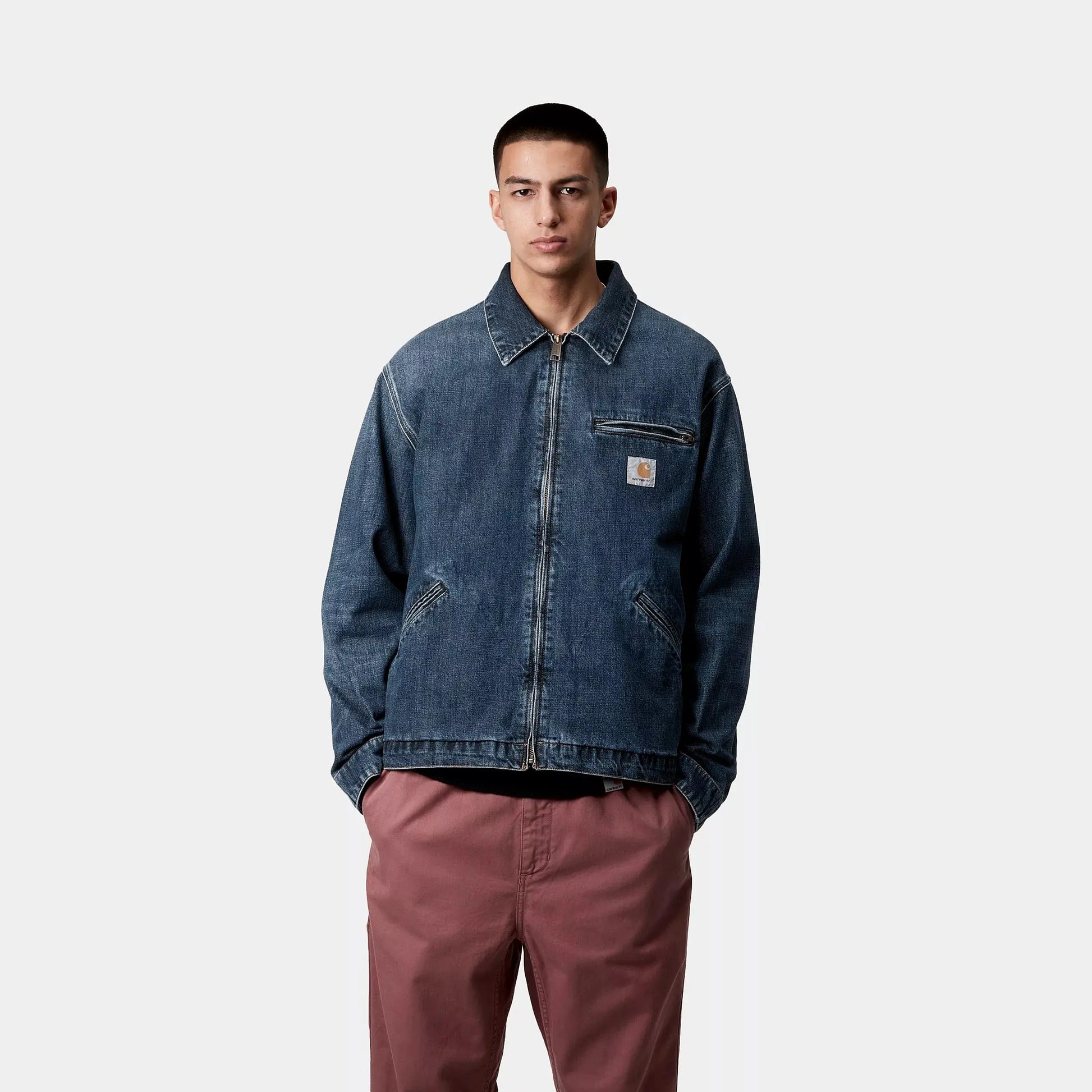 Og Detroit Jacket - Blue Dark Used Wash - Carhartt WIP - détail 3