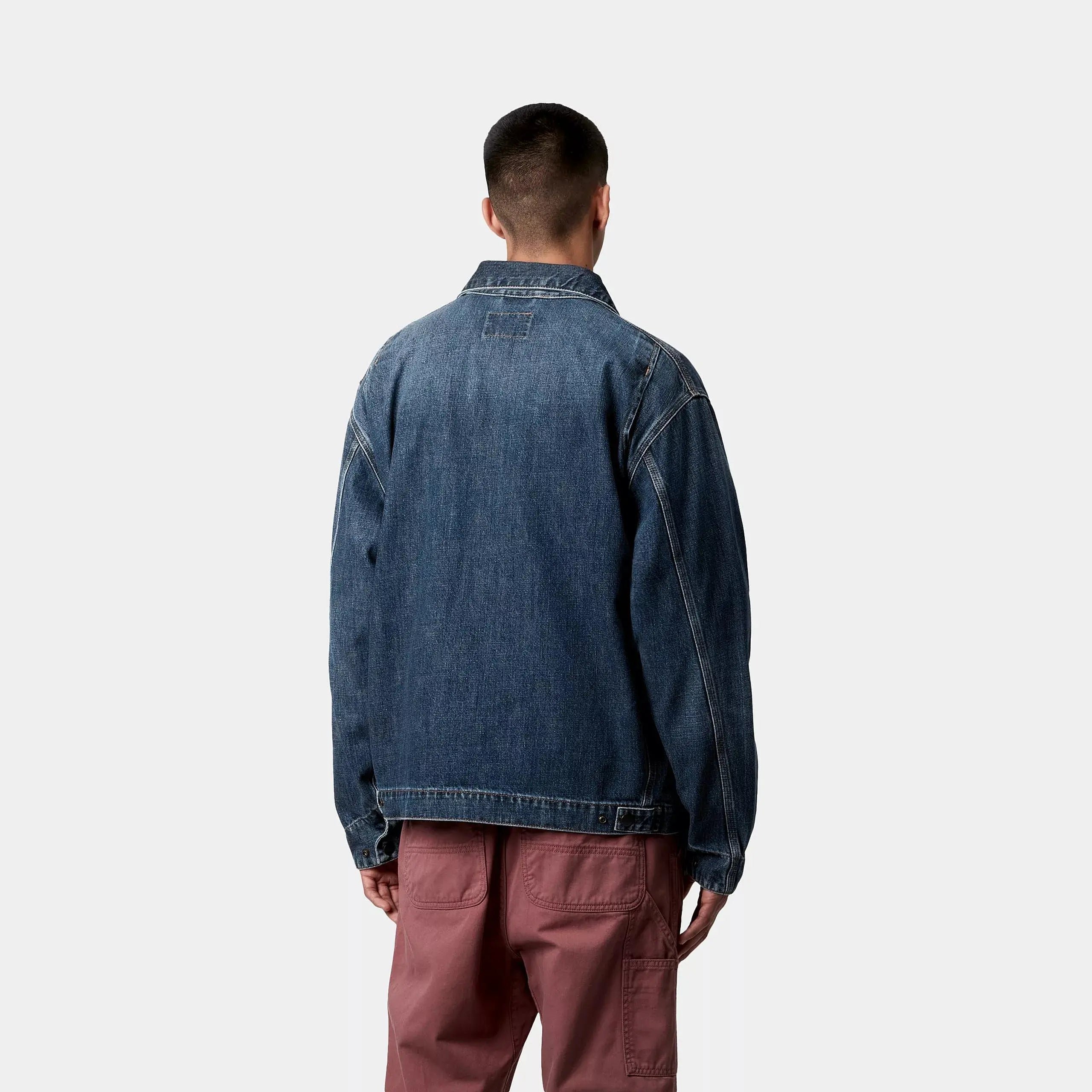 Og Detroit Jacket - Blue Dark Used Wash - Carhartt WIP - détail 4