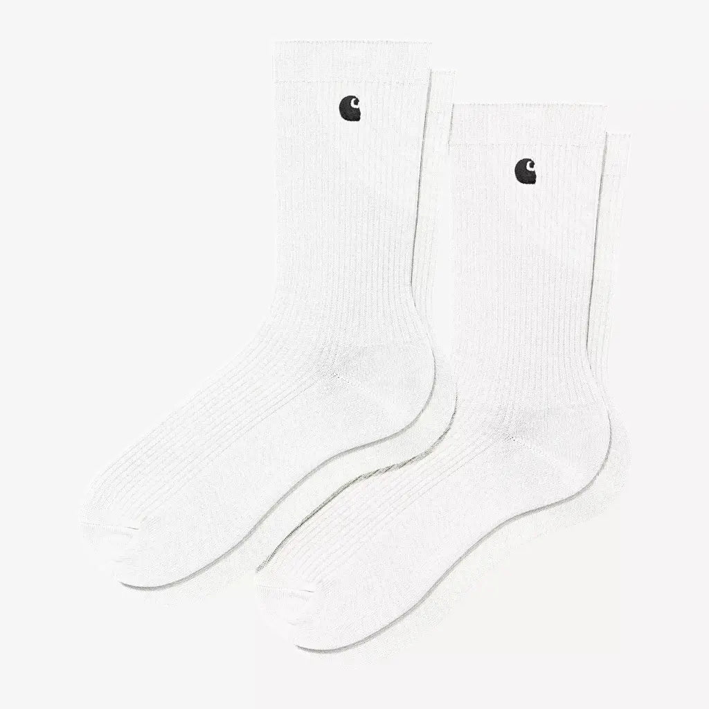 Pack Chaussettes Madison - White et Black - Carhartt WIP