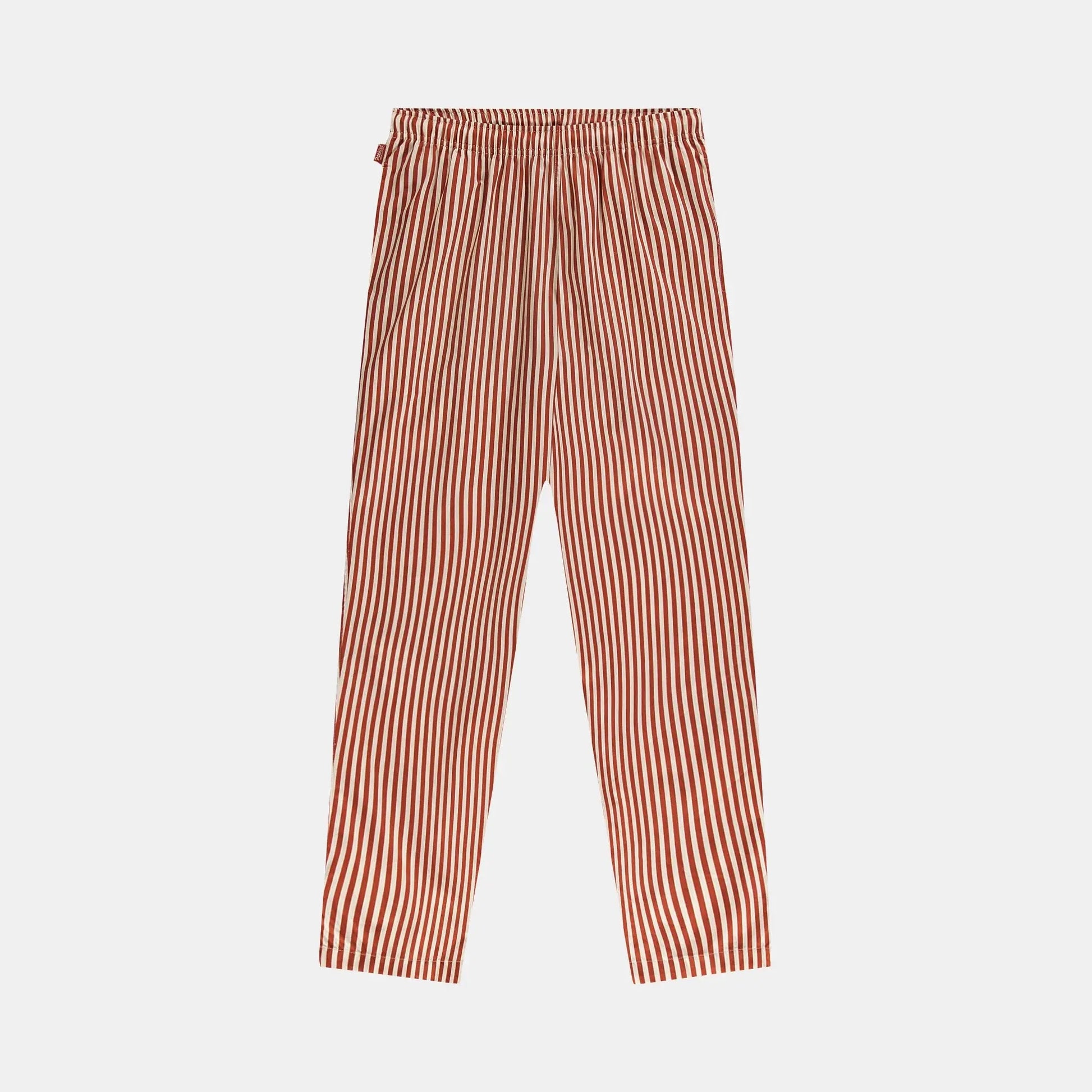 Pantalon de Pyjama Rayé Rouge - Pockies