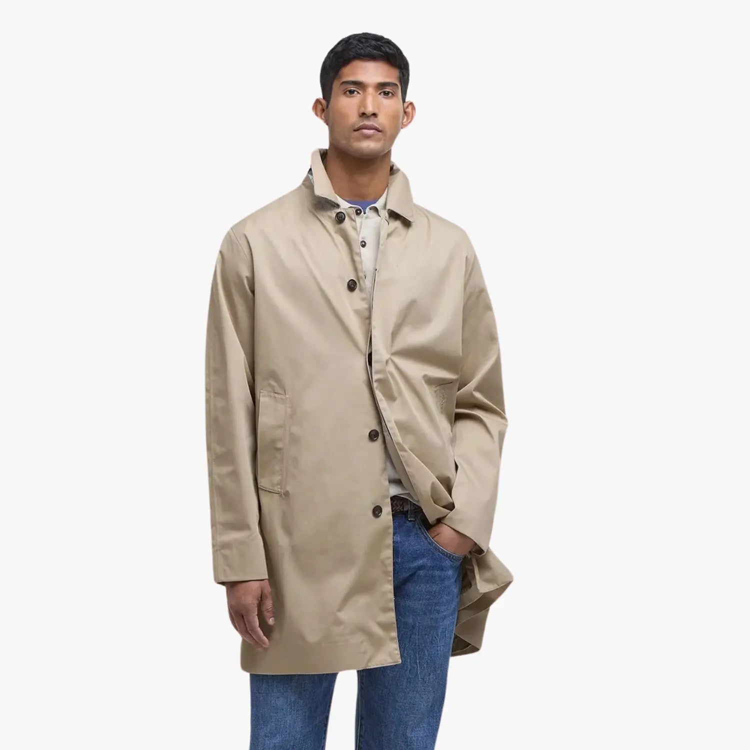 Pardessus Rokig Beige - Barbour - détail 4