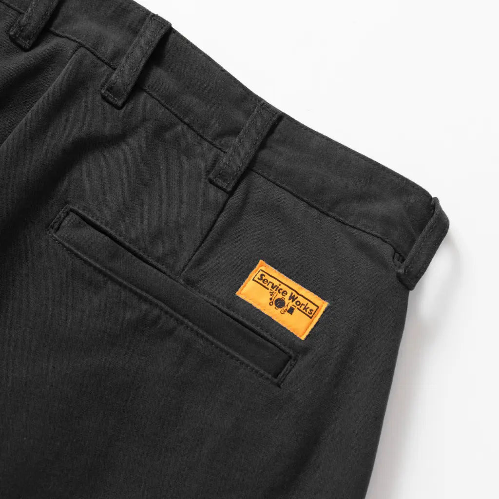 Part Timer Pant Moleskine - Noir - Service Works - détail 4