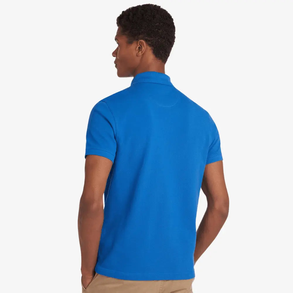 Polo Bleu - Barbour - détail 3
