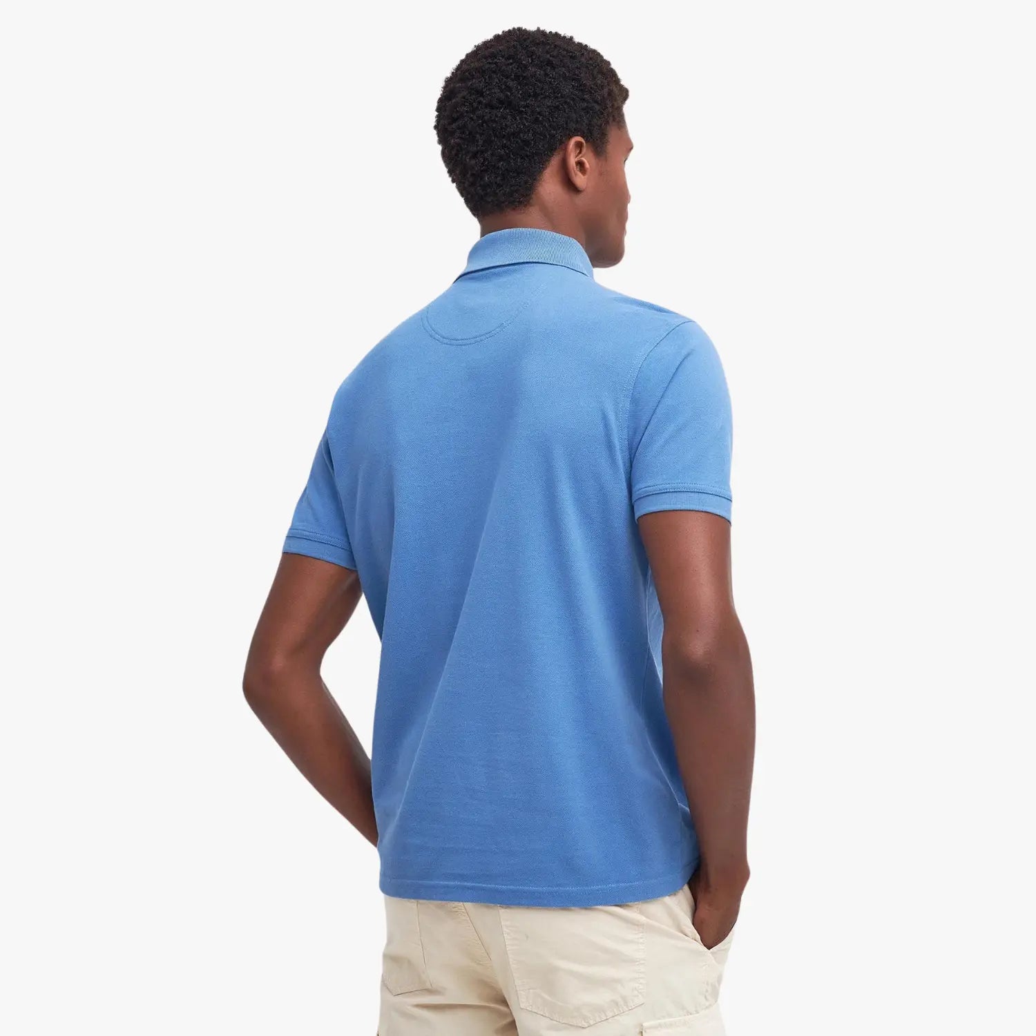 Polo Federal Blue - Barbour - détail 3