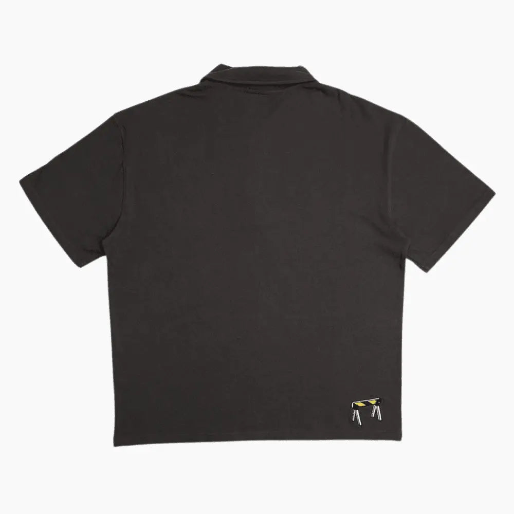 Polo Gaffer Anthracite - Deus Ex Machina - détail 2