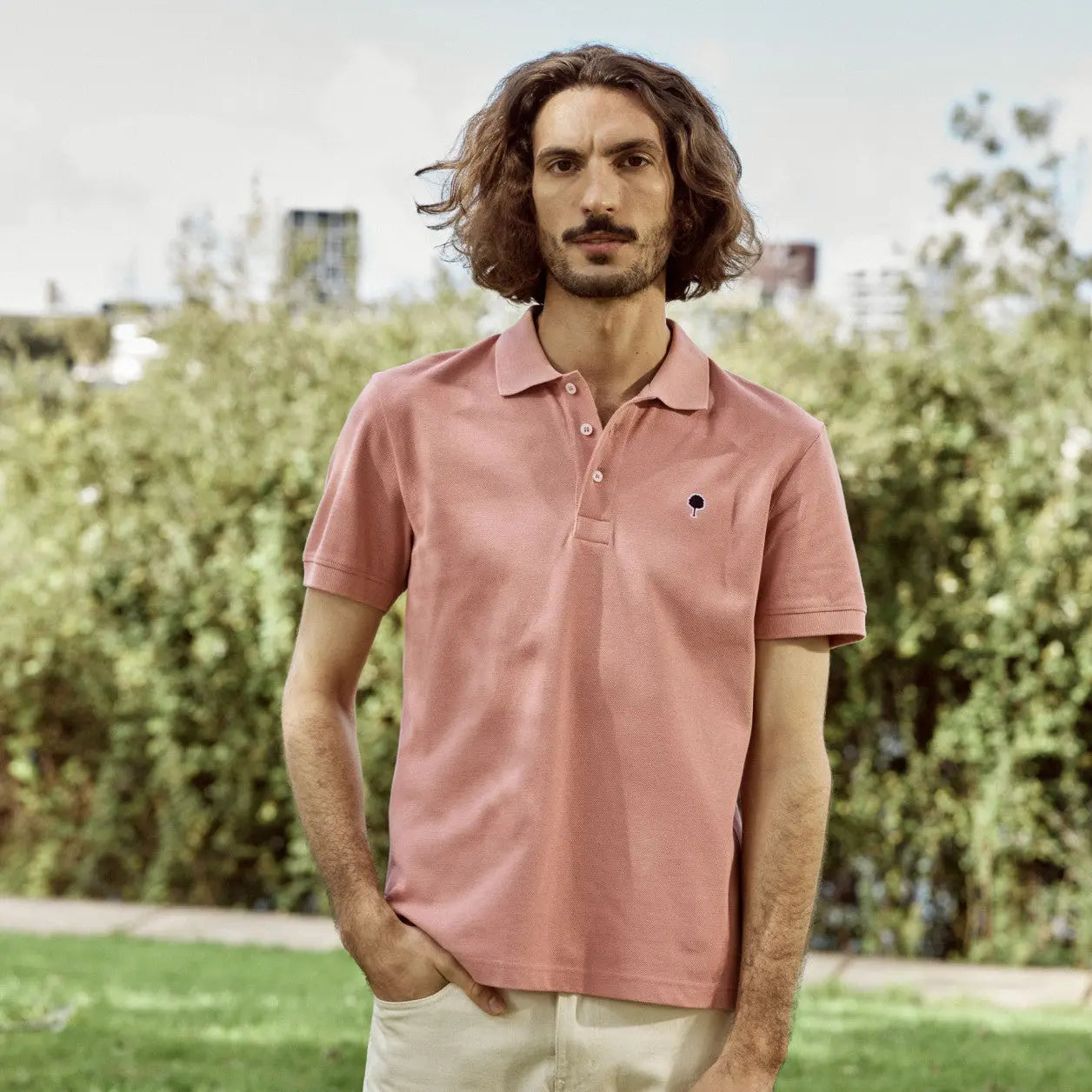 Polo Lumigny - Rose - Faguo - détail 2