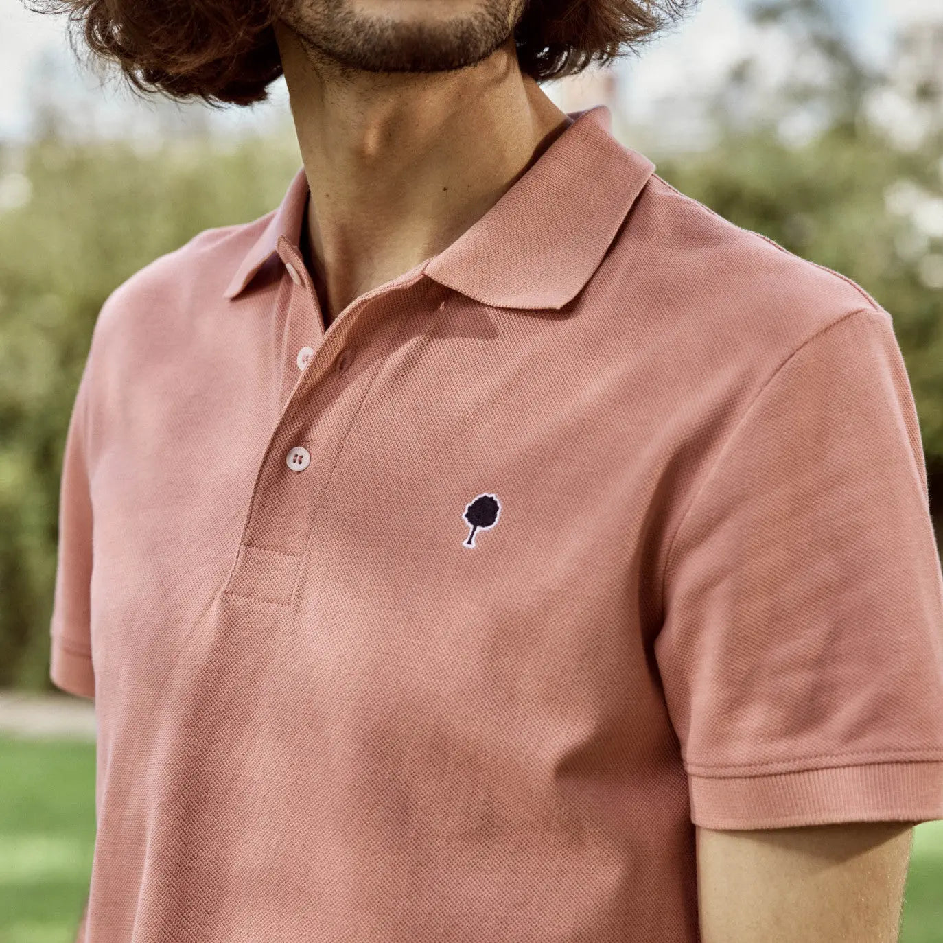 Polo Lumigny - Rose - Faguo - détail 3