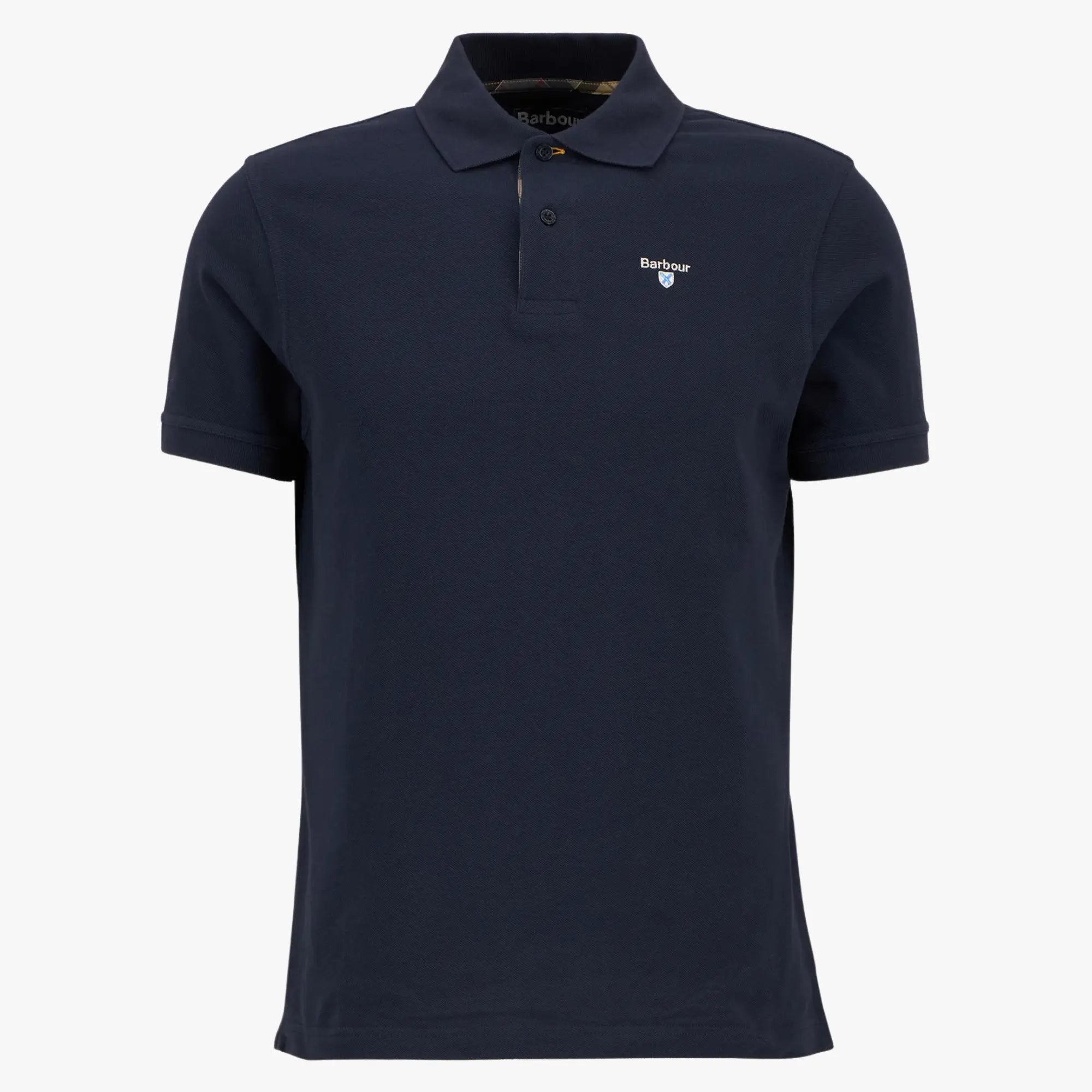 Polo Piqué Tartan - Navy - Barbour