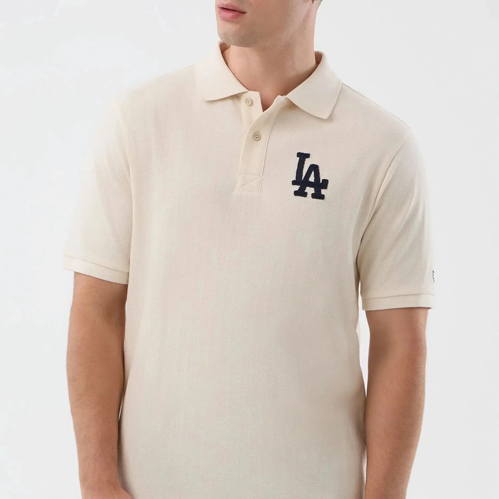 Polo Rib LA Dodgers - Blanc