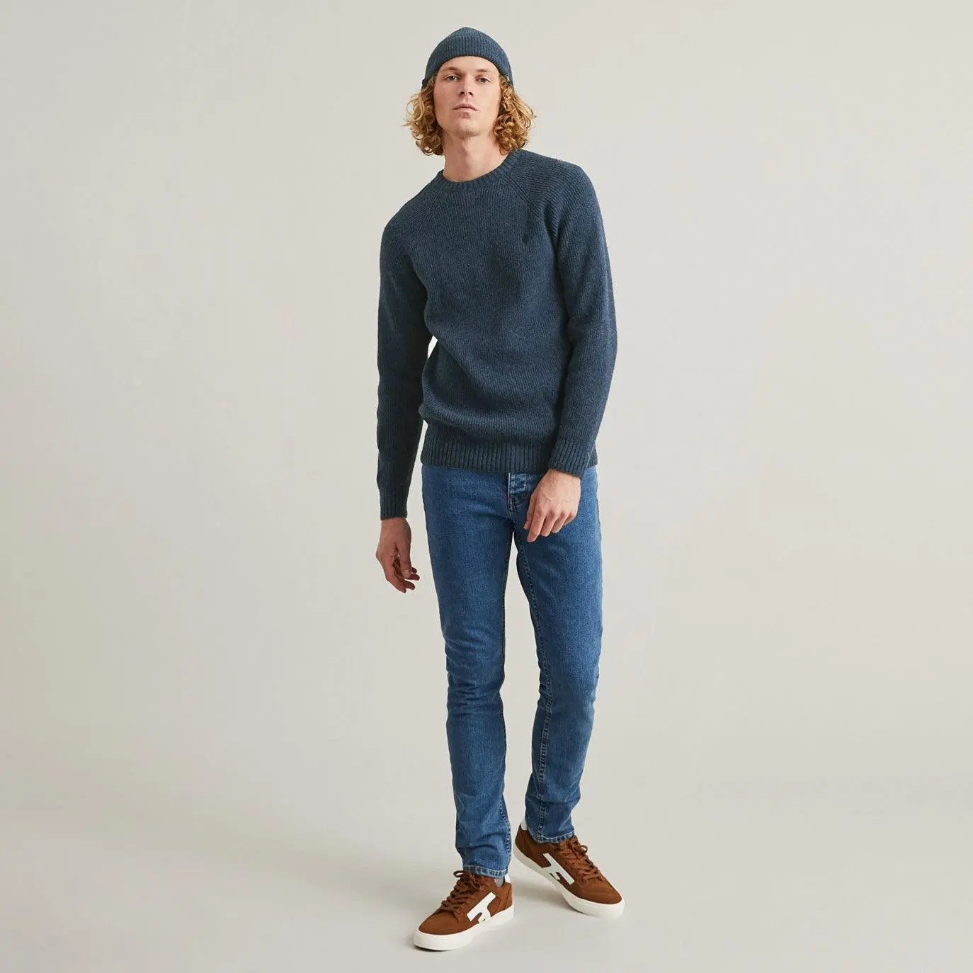 Pull Frehel Bleu - Faguo - détail 3