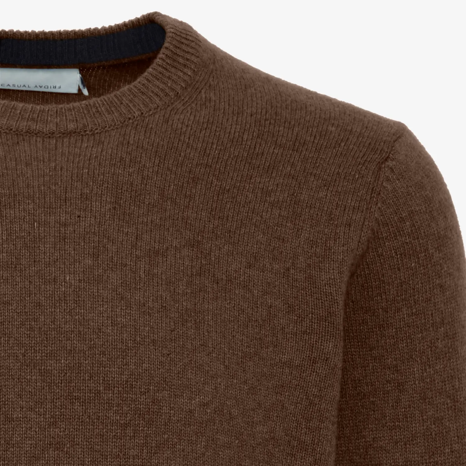 Pull - Marron - Casual Friday - détail 3