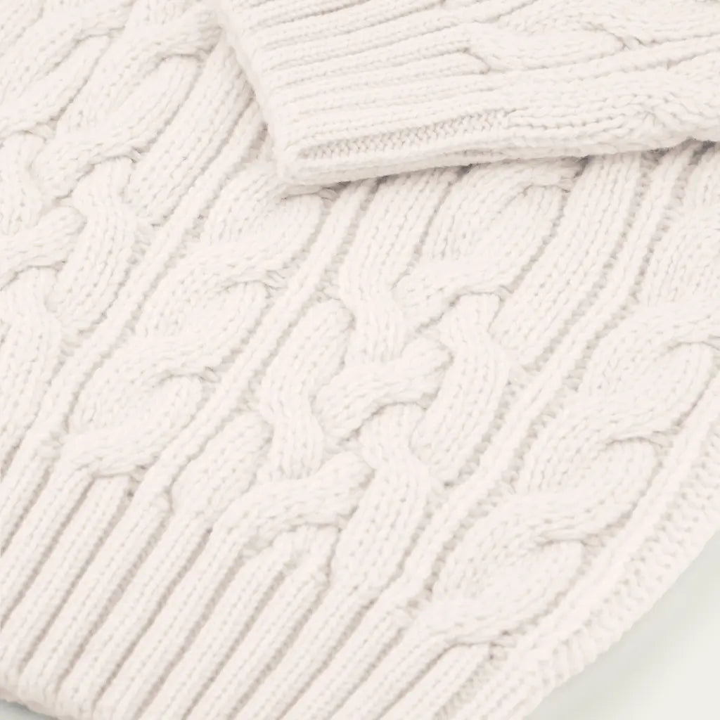 Pull Ohannes - Écru - Nitto Knitwear - détail 2