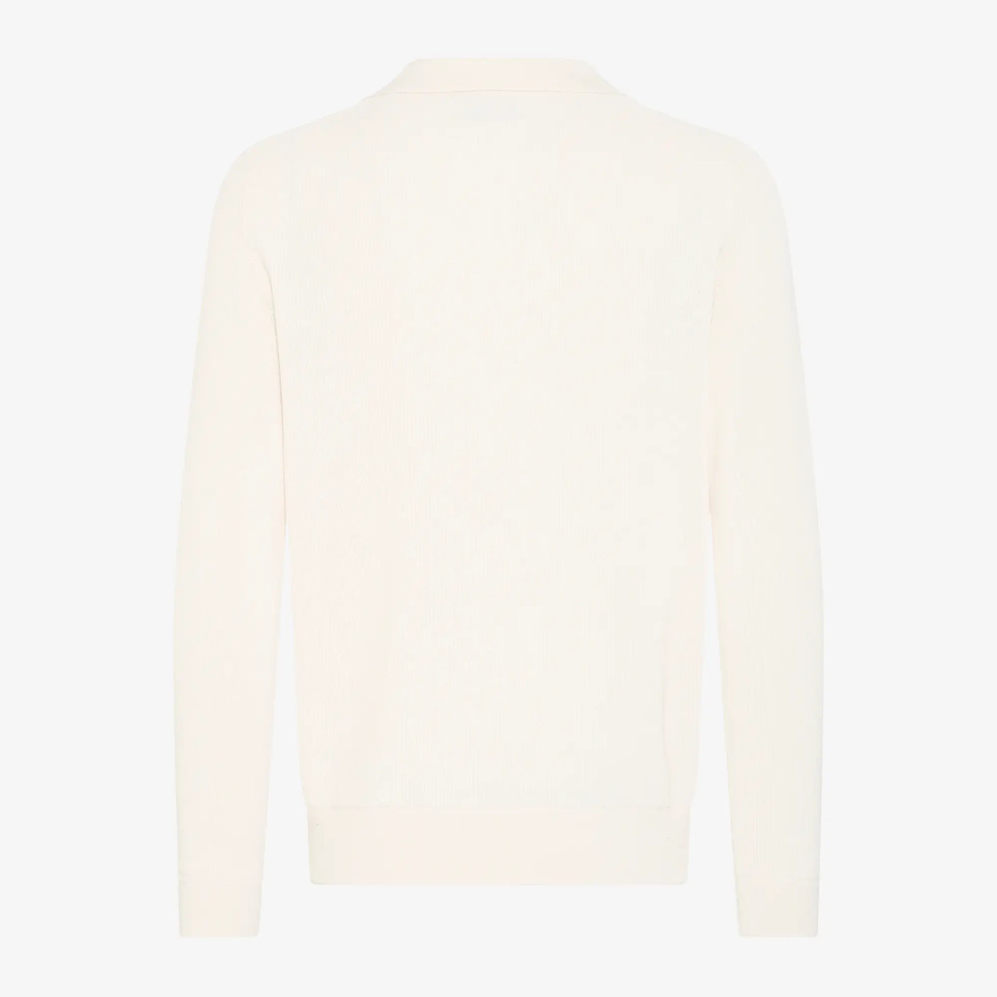 Pull Polo Maille Fine - Écru - Casual Friday - détail 3