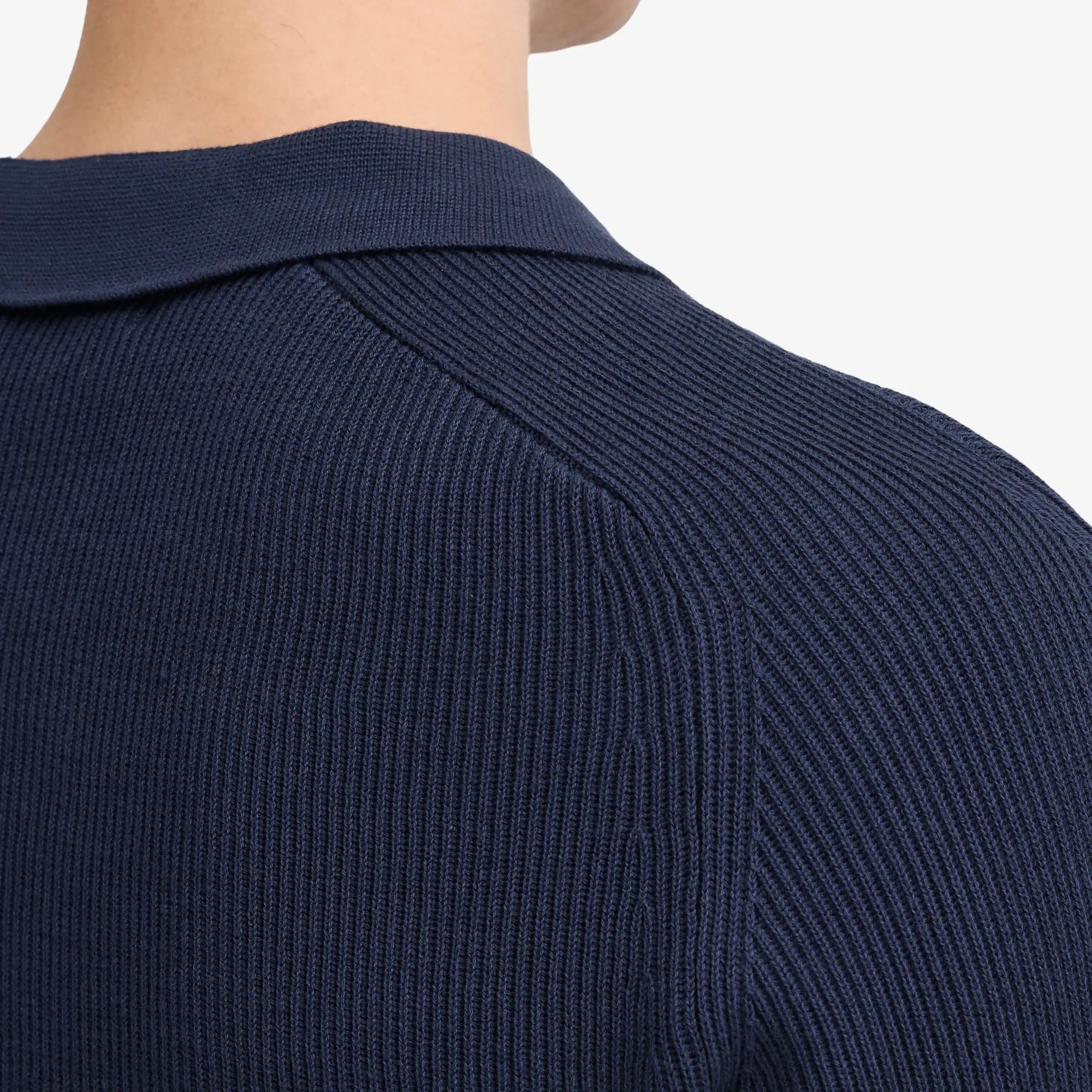 Pull Polo Maille Fine - Navy - Casual Friday - détail 7