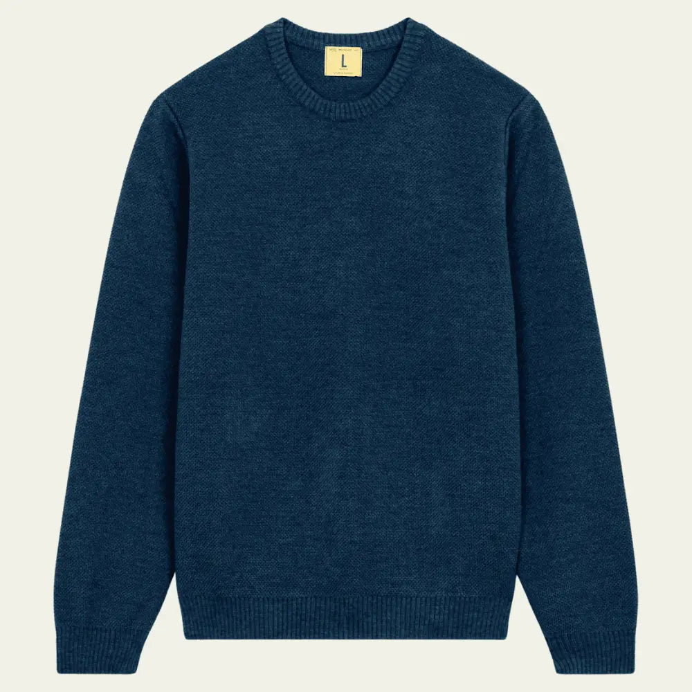 Pull Youri Laine - Bleu Jean - Nitto Knitwear