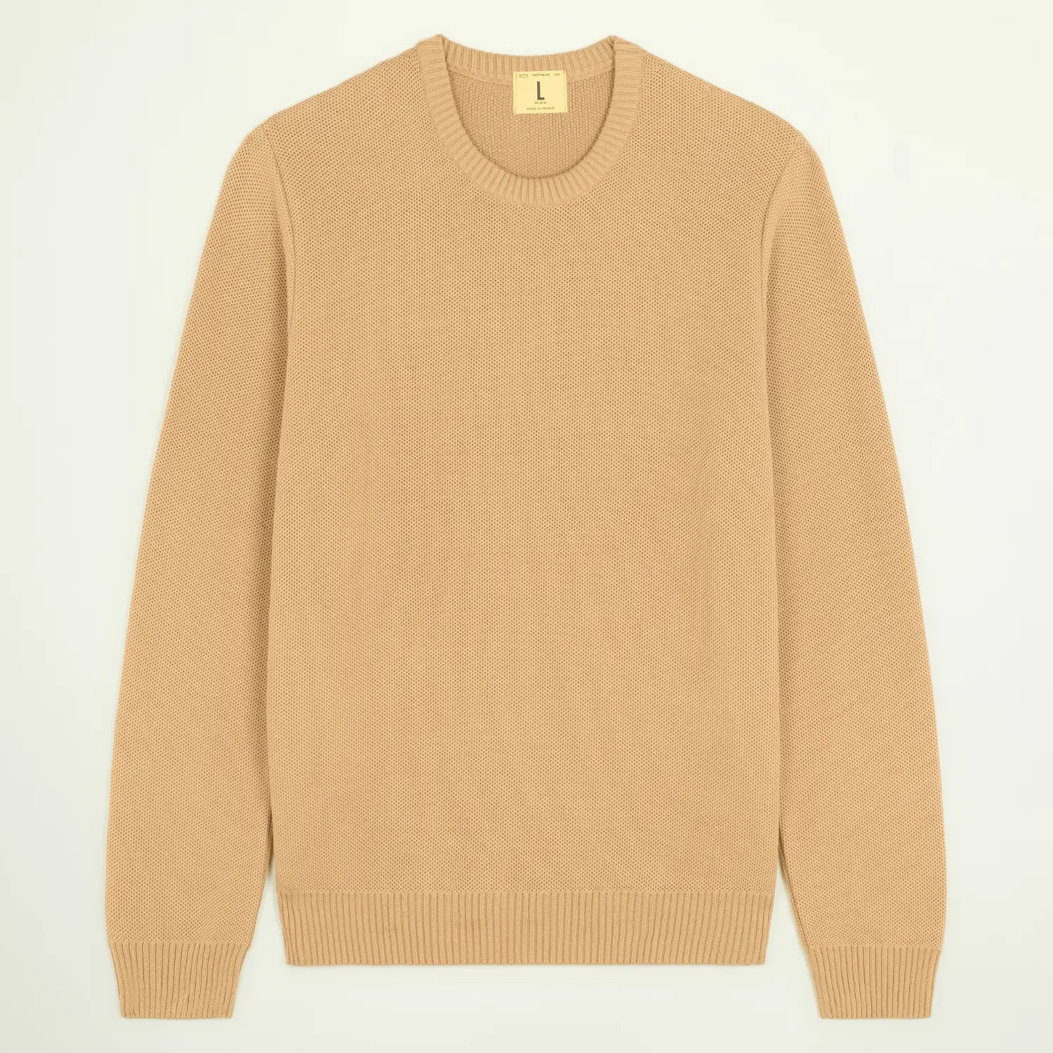 Pull Agop Coton - Camel - Nitto Knitwear