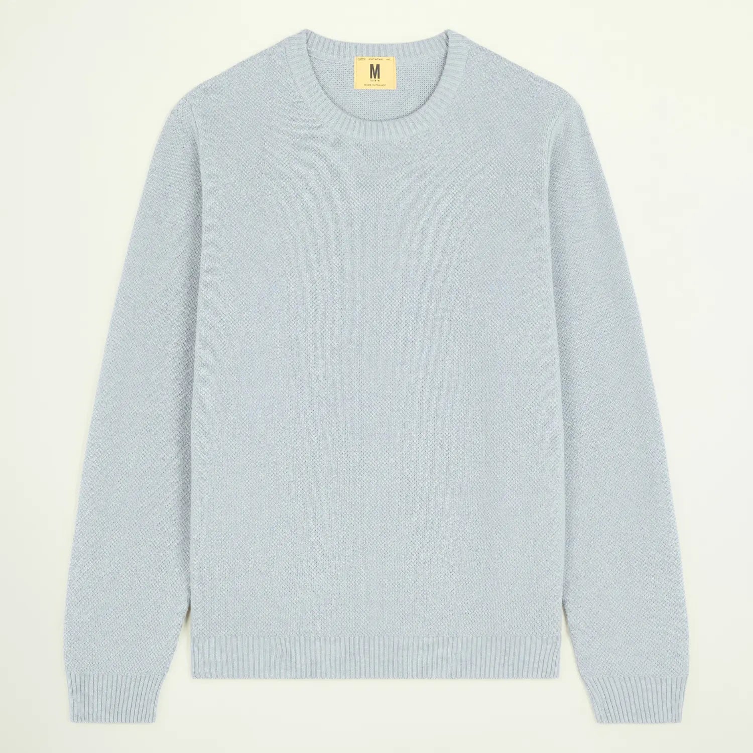 Pull Agop Coton - Light Indigo - Nitto Knitwear
