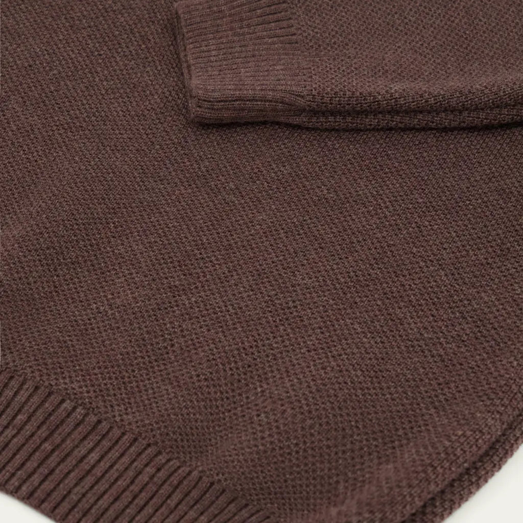 Pull Youri Laine - Marron - Nitto Knitwear - détail 2