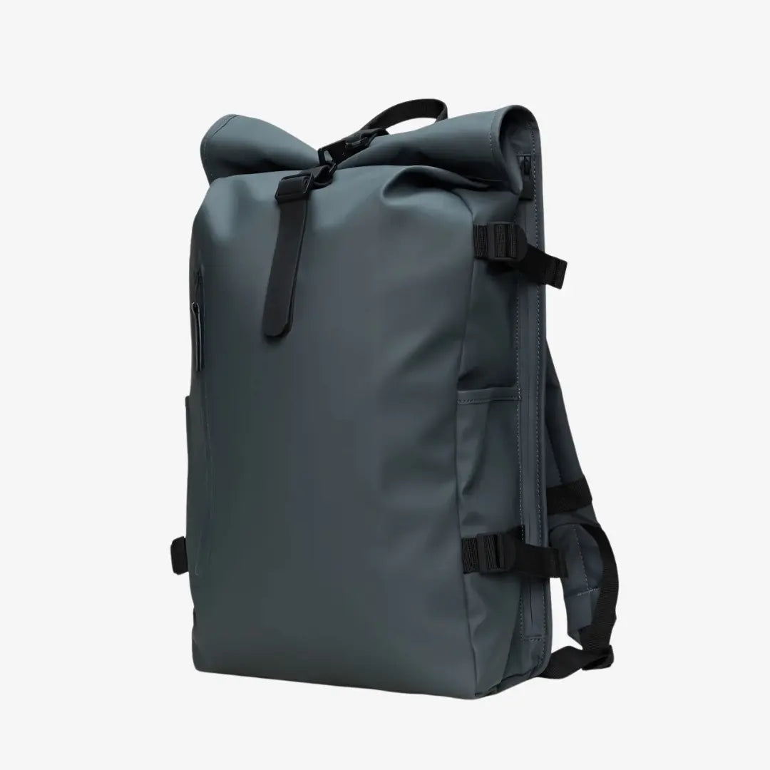 Rolltop Rucksack Large - Dark Grey - Rains - détail 3