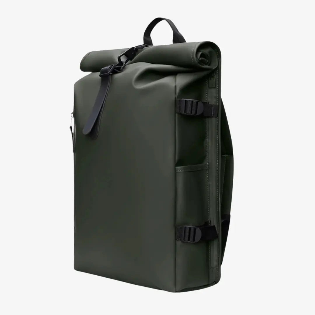 Rolltop Rucksack Large - Green - Rains - détail 3