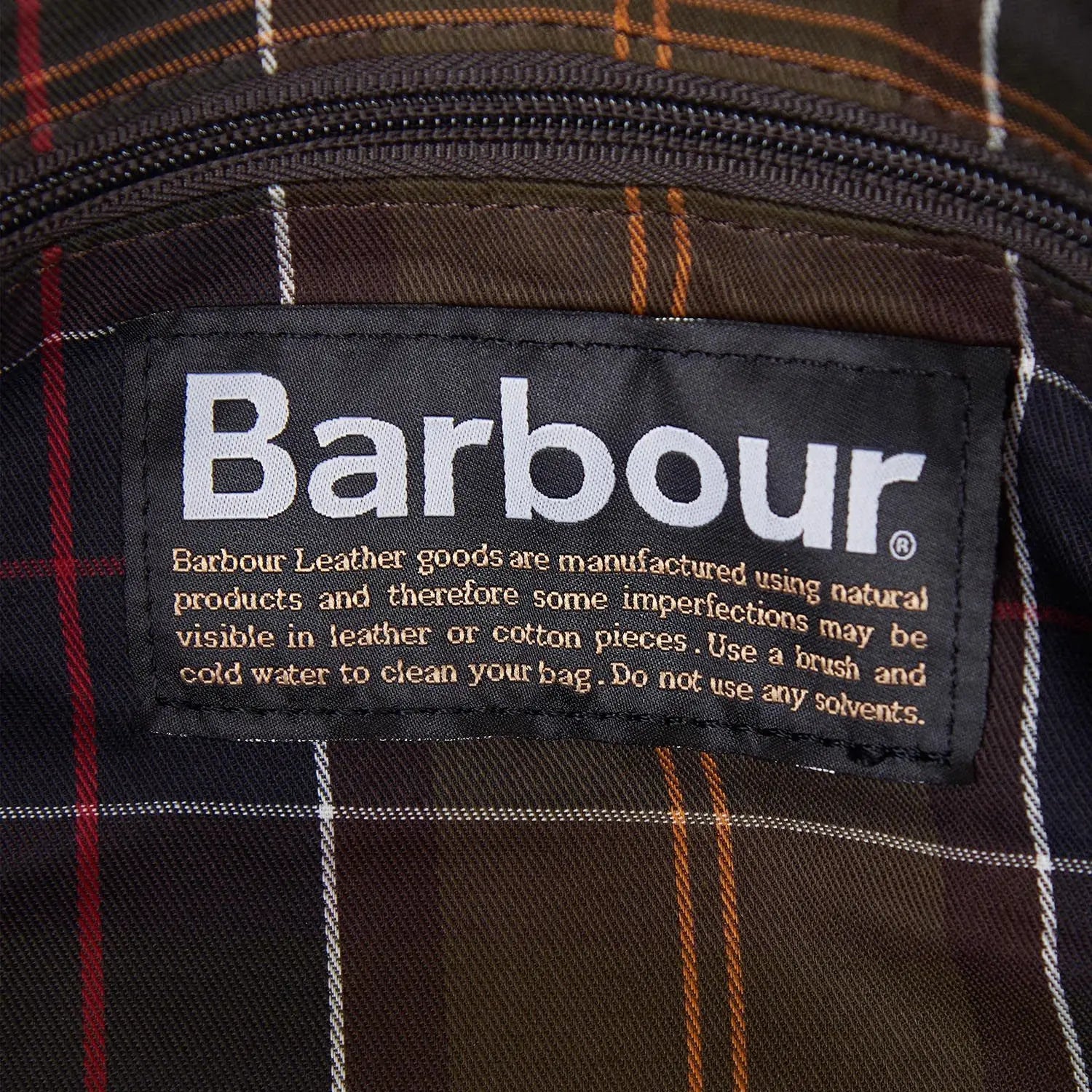 Sac Holdall Wax Olive - Barbour - détail 7