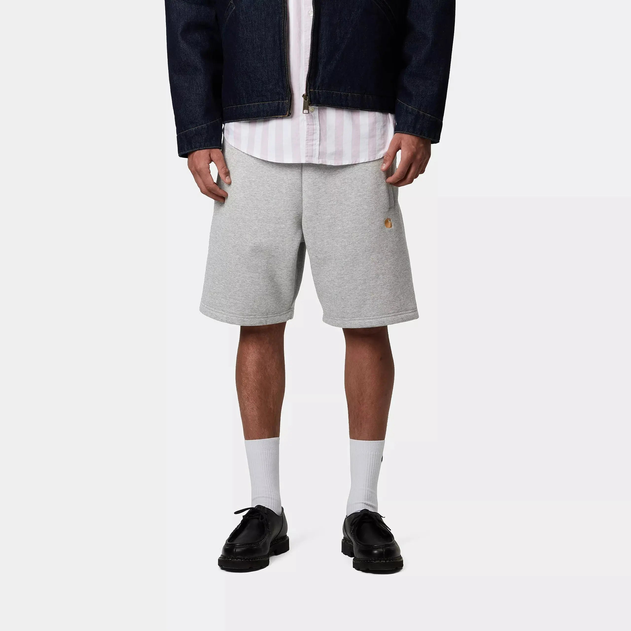 Short Sweat Chase - Grey Heather - Carhartt WIP - détail 3