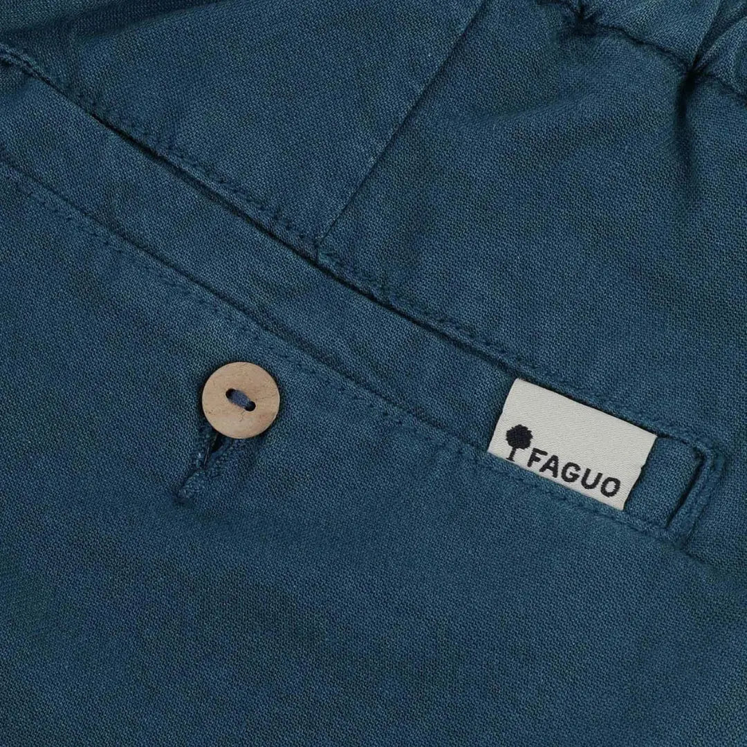 Short Chevre - Bleu Marine - Faguo - détail 3