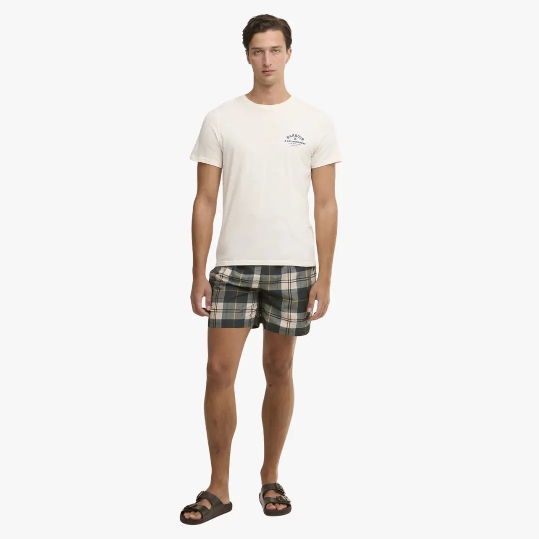 Short de Bain - Tartan Ancien - Barbour - détail 3