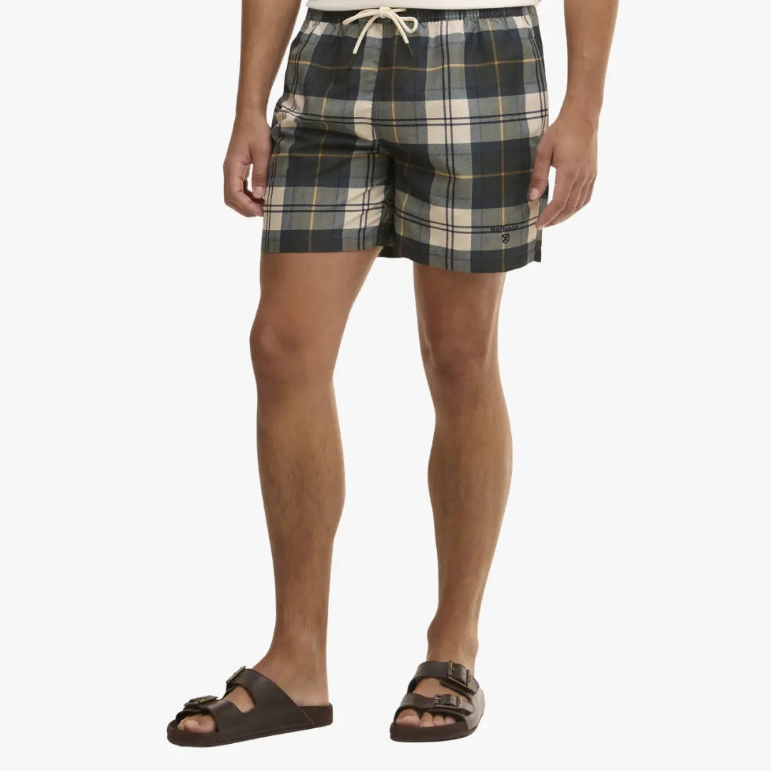 Short de Bain - Tartan Ancien - Barbour - détail 4