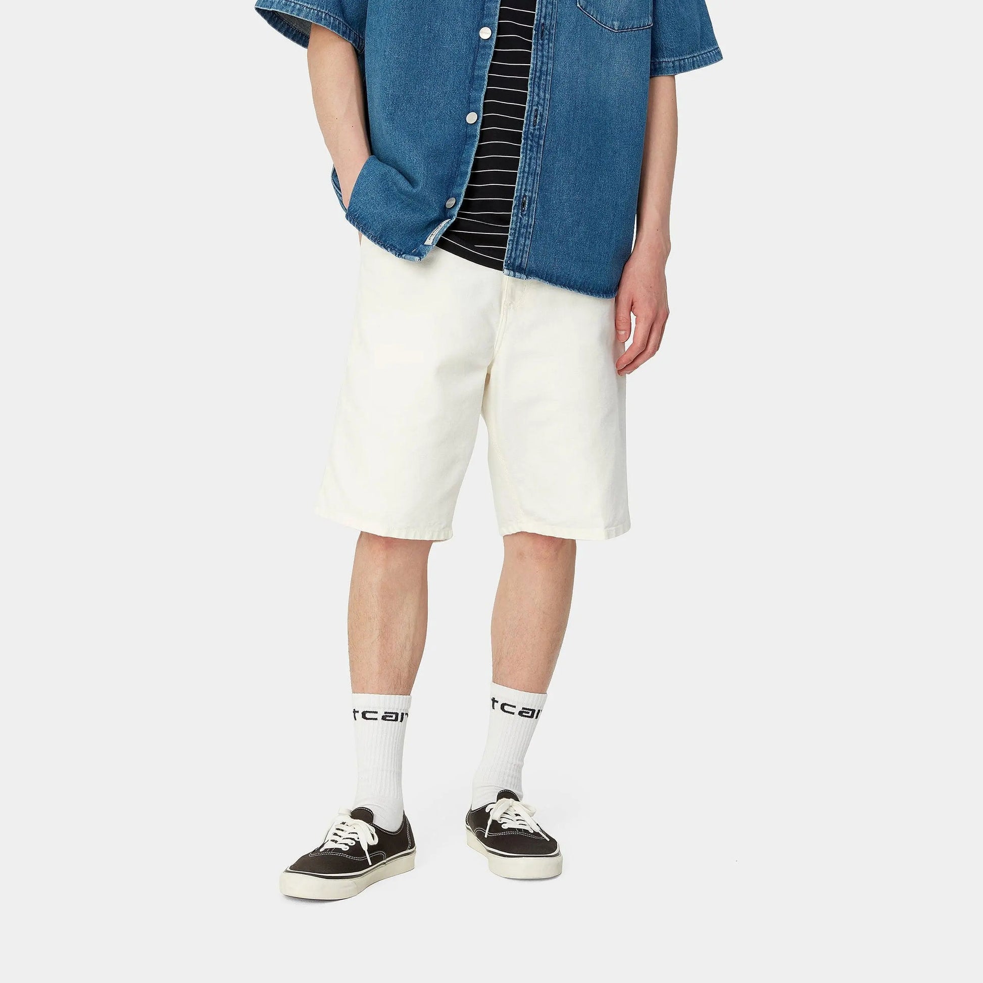 Short Single Knee - Wax Rinsed - Carhartt WIP - détail 4