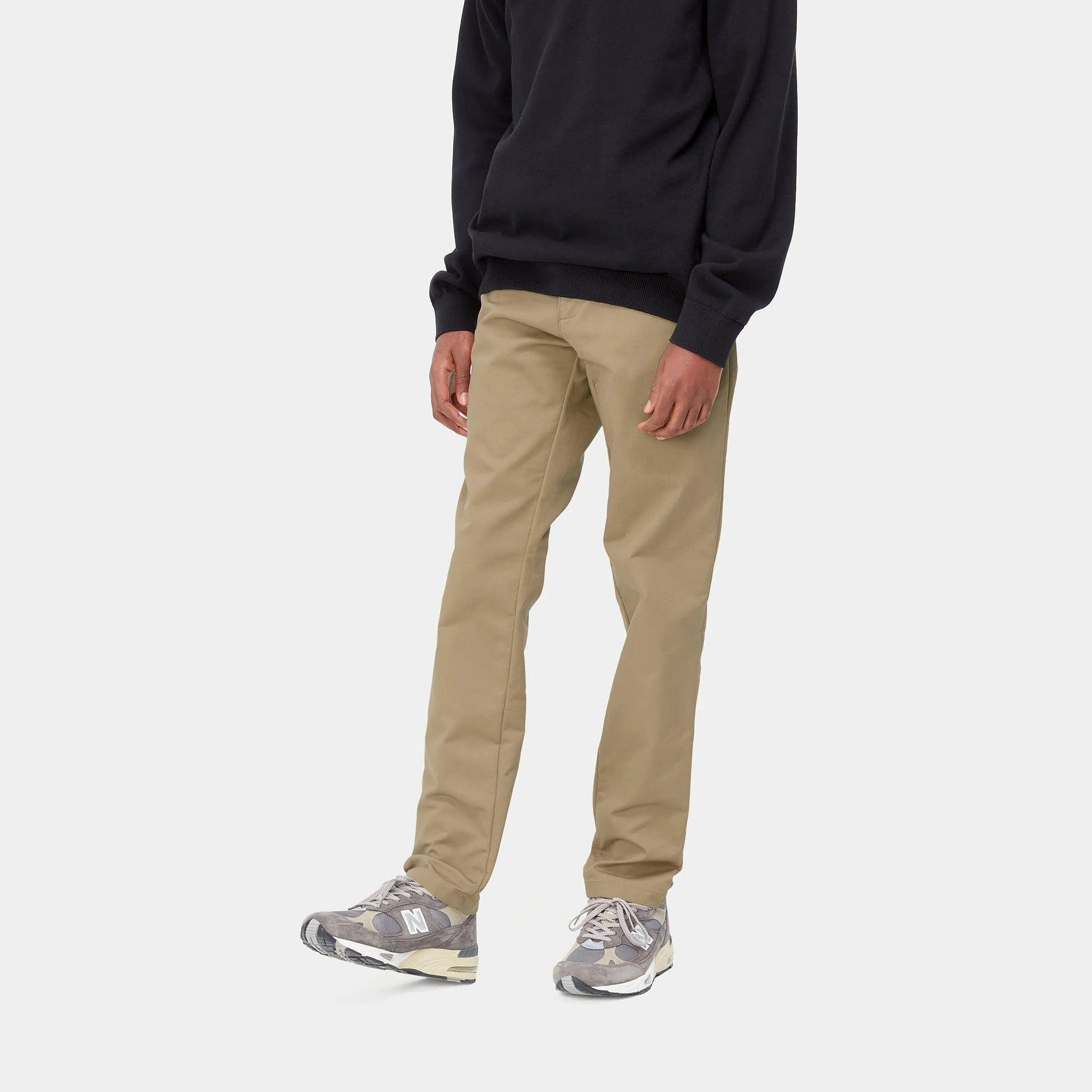 Sid Pant - Leather Rinsed - Carhartt WIP - détail 4