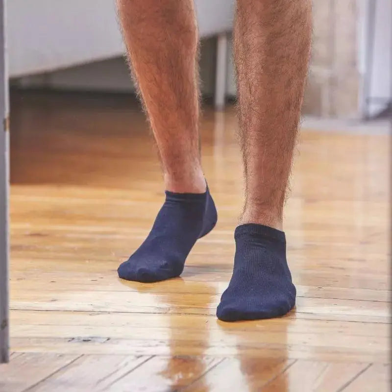 Socquettes Unies - Bleu Foncé - Billybelt - détail 4
